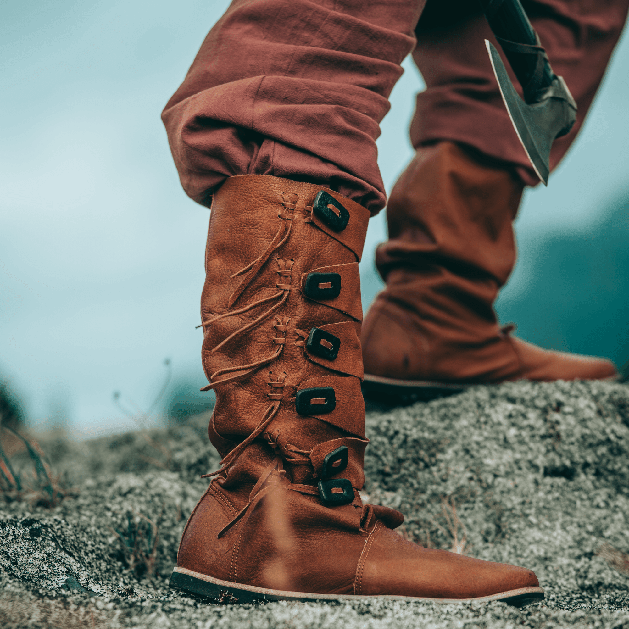 Viking Warrior Boots — Handmade Genuine Leather