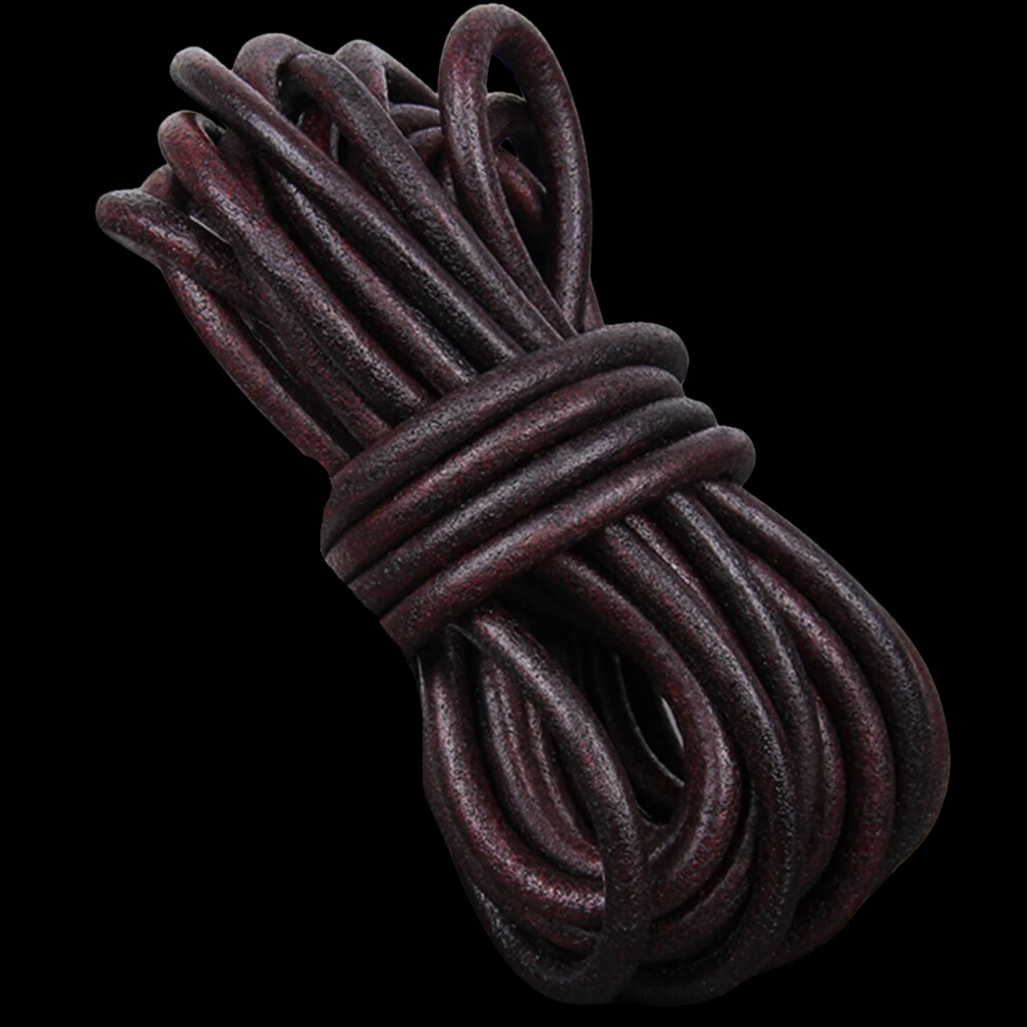 2-meter Round Cow Leather Cord