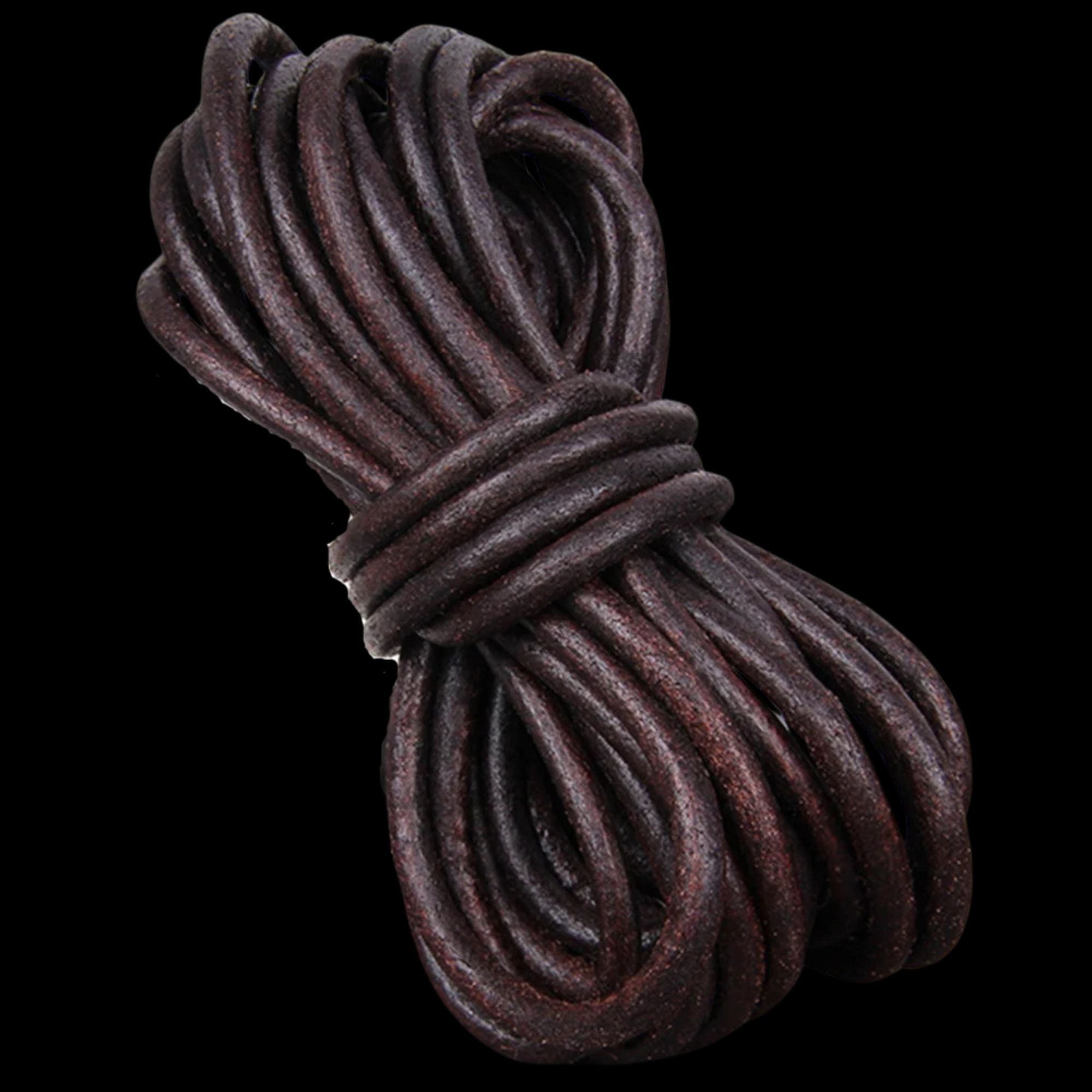 2-meter Round Cow Leather Cord