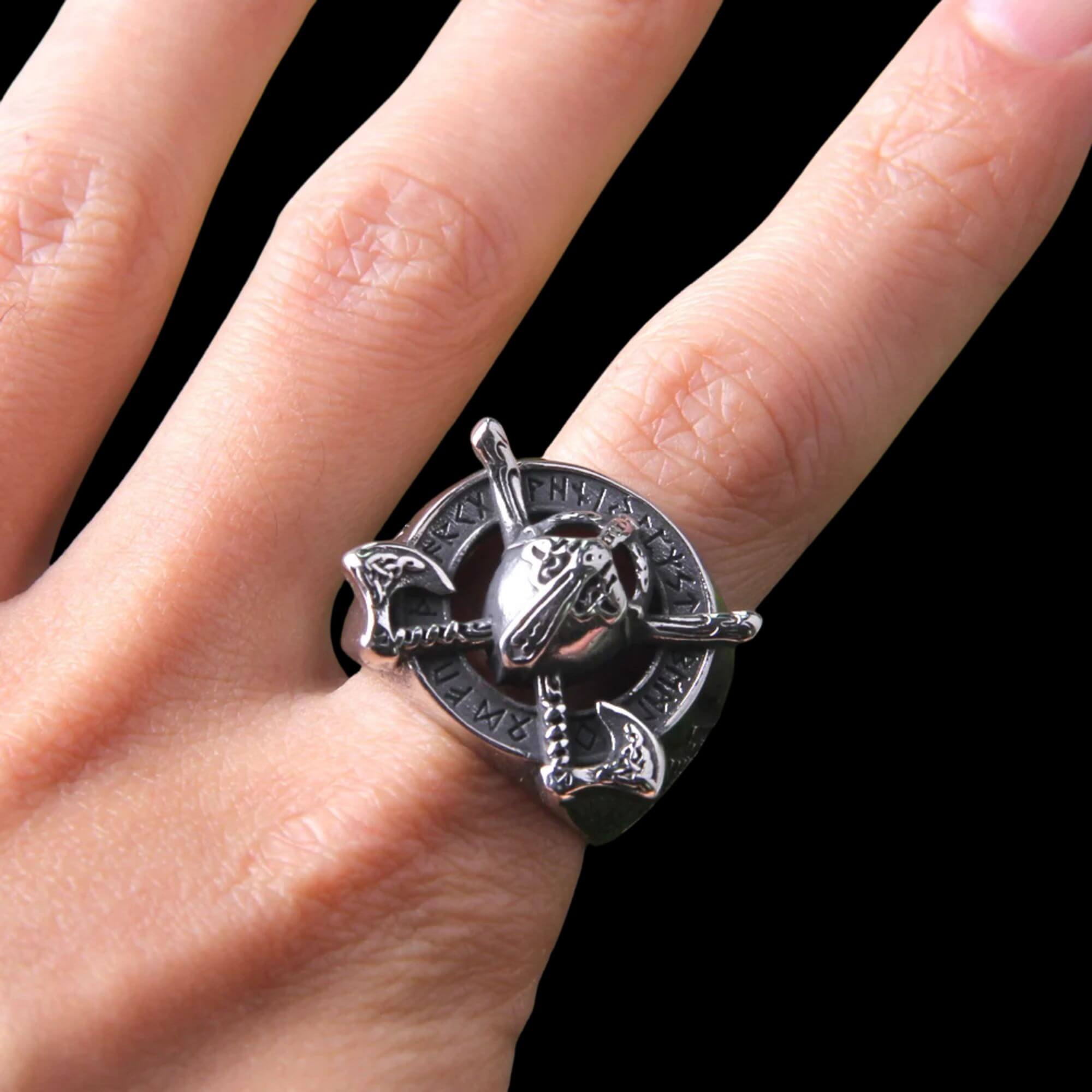 Berserker Double Axes Ring