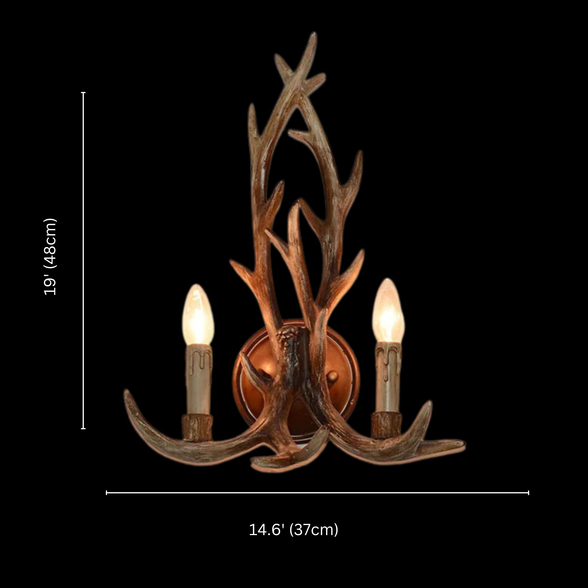 Antler Wall Lamp
