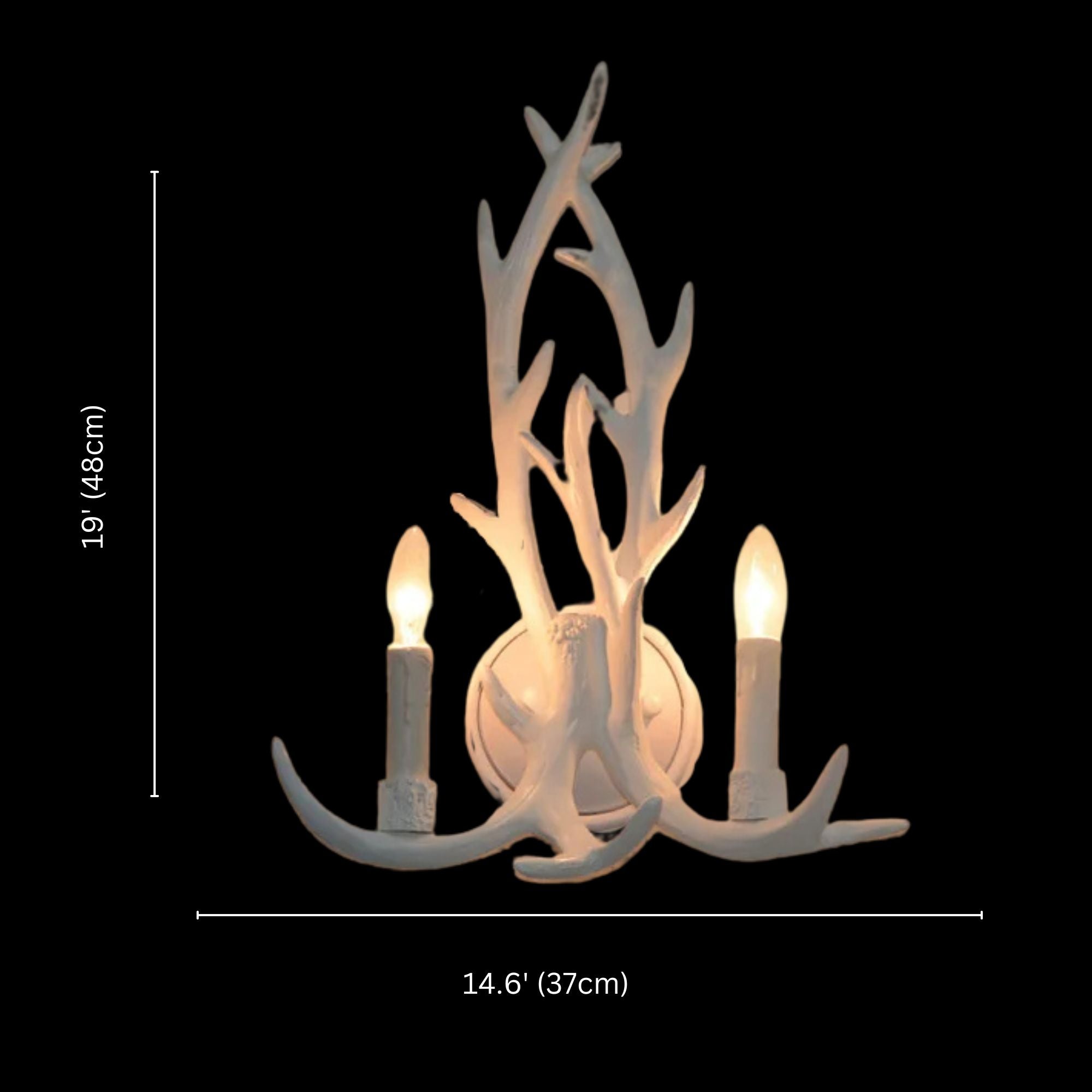 Antler Wall Lamp