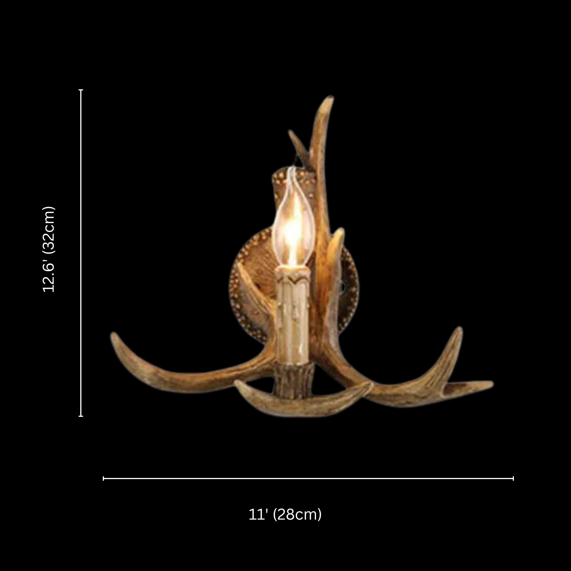Antler Wall Lamp