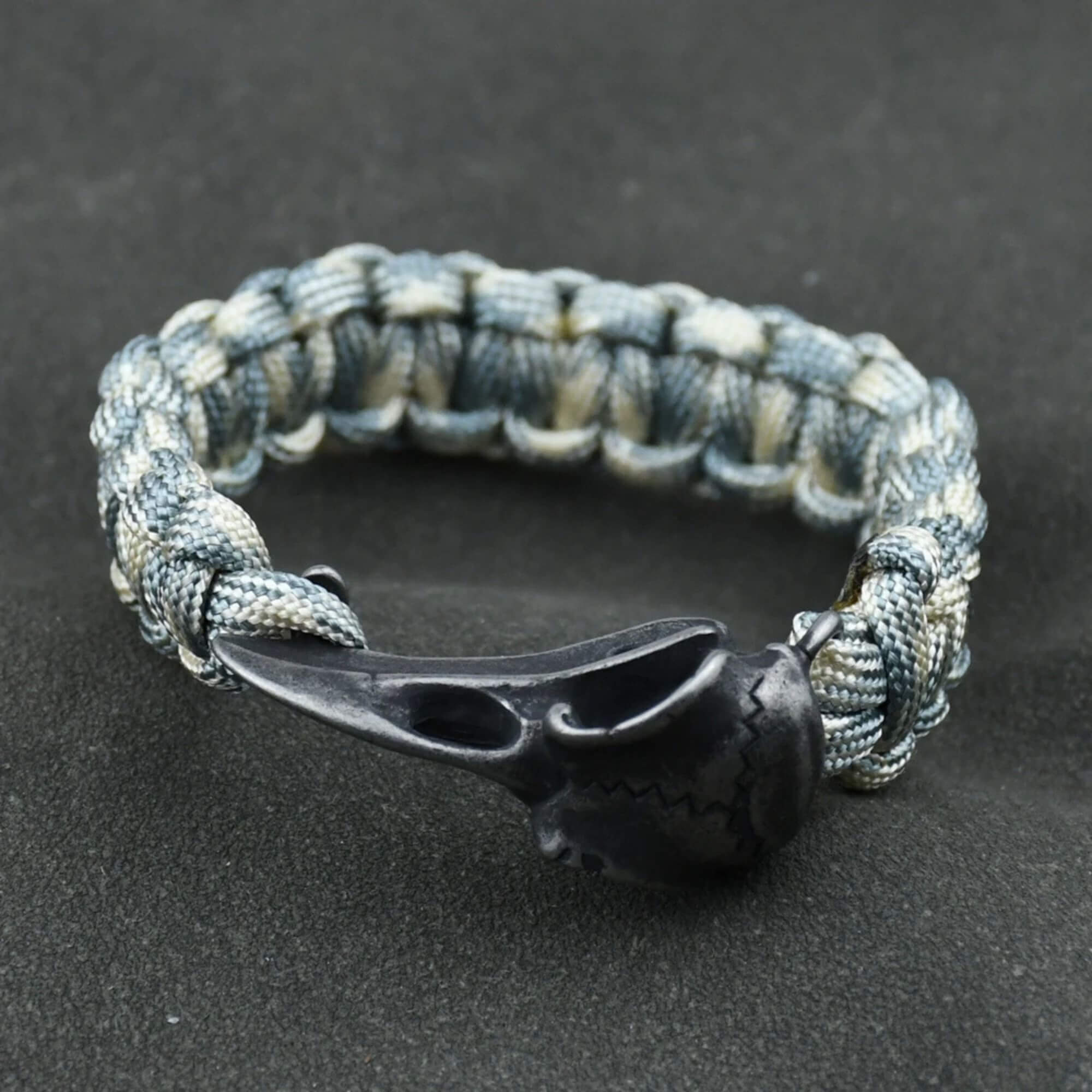 Raven Skull Paracord Bracelet