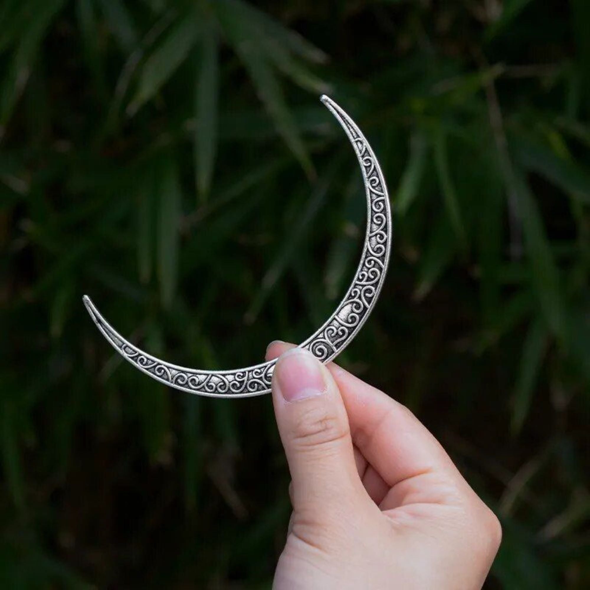 Shieldmaiden Crescent Moon Hair Stick