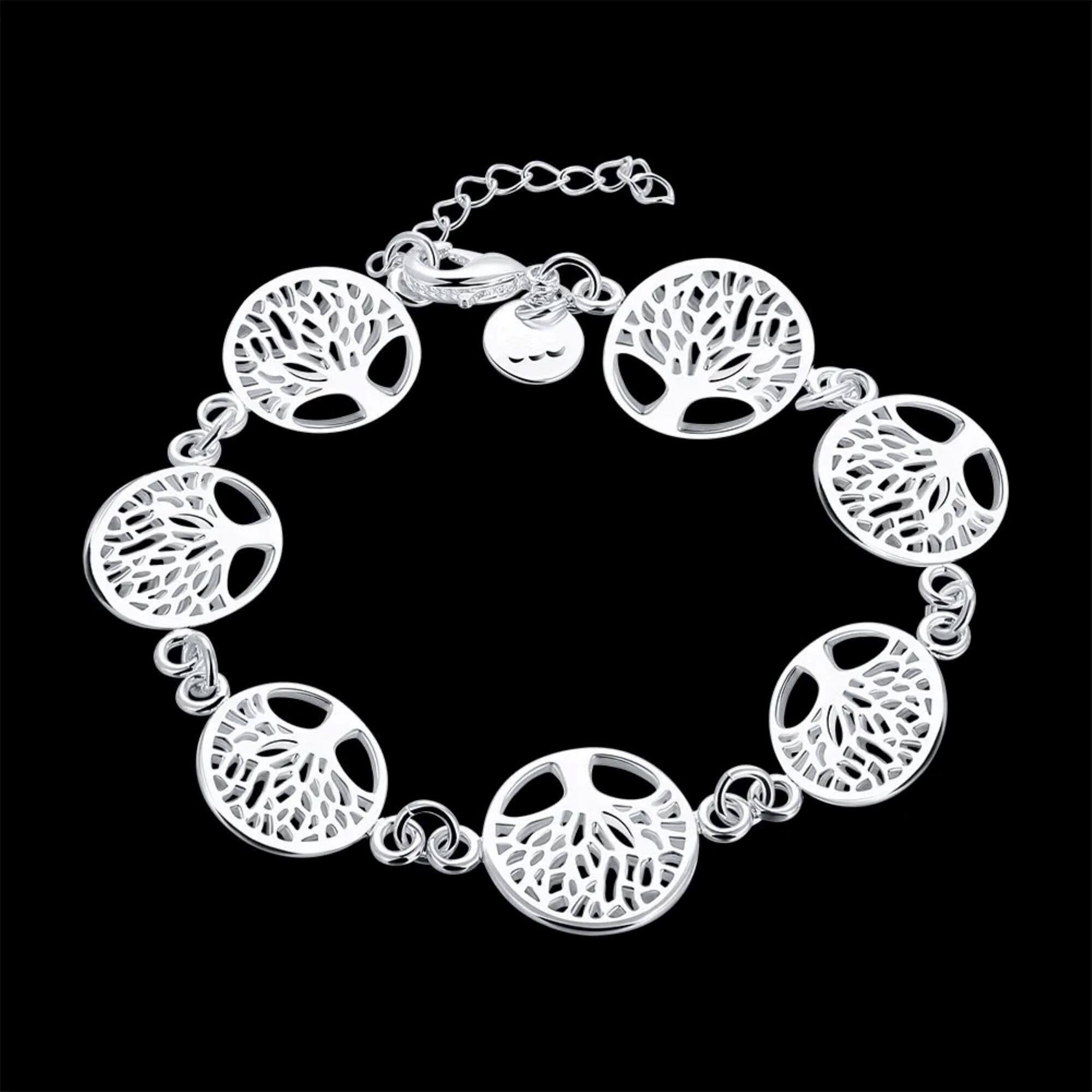 Tree Of Life Silver Bracelet