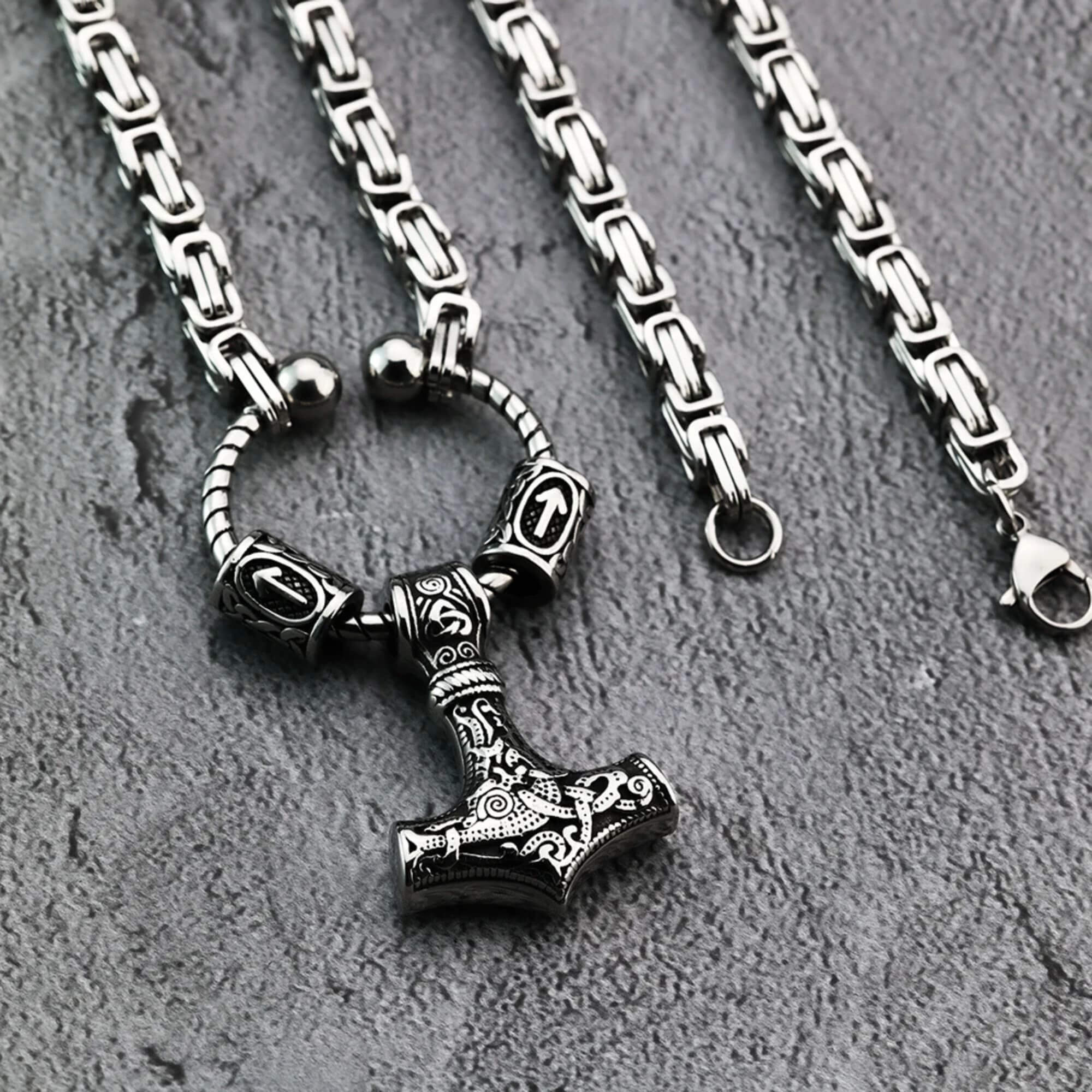 Mjolnir Kings Chain Necklace