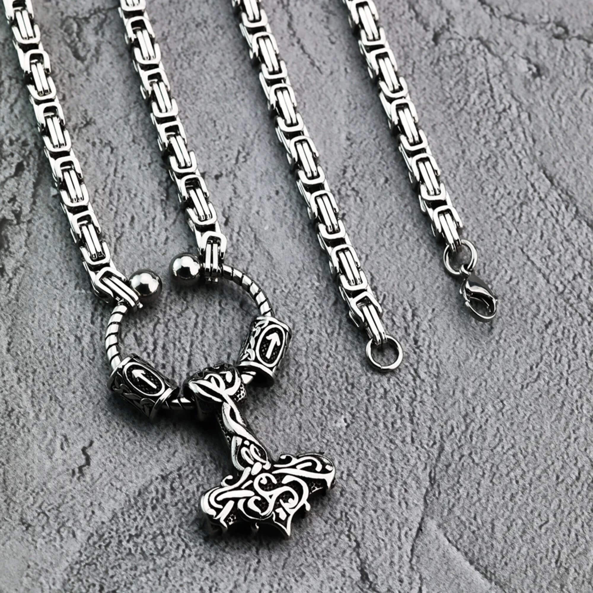 Mjolnir Kings Chain Necklace