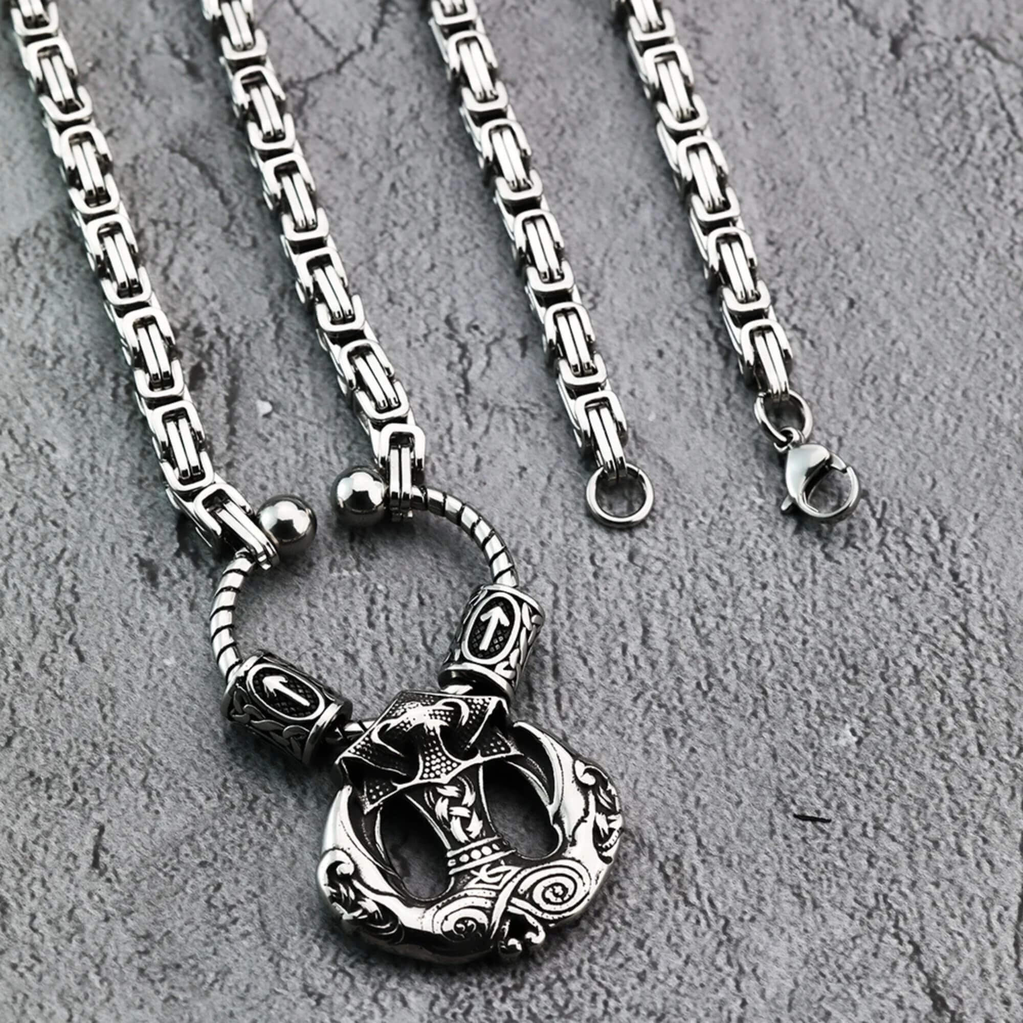 Mjolnir Kings Chain Necklace