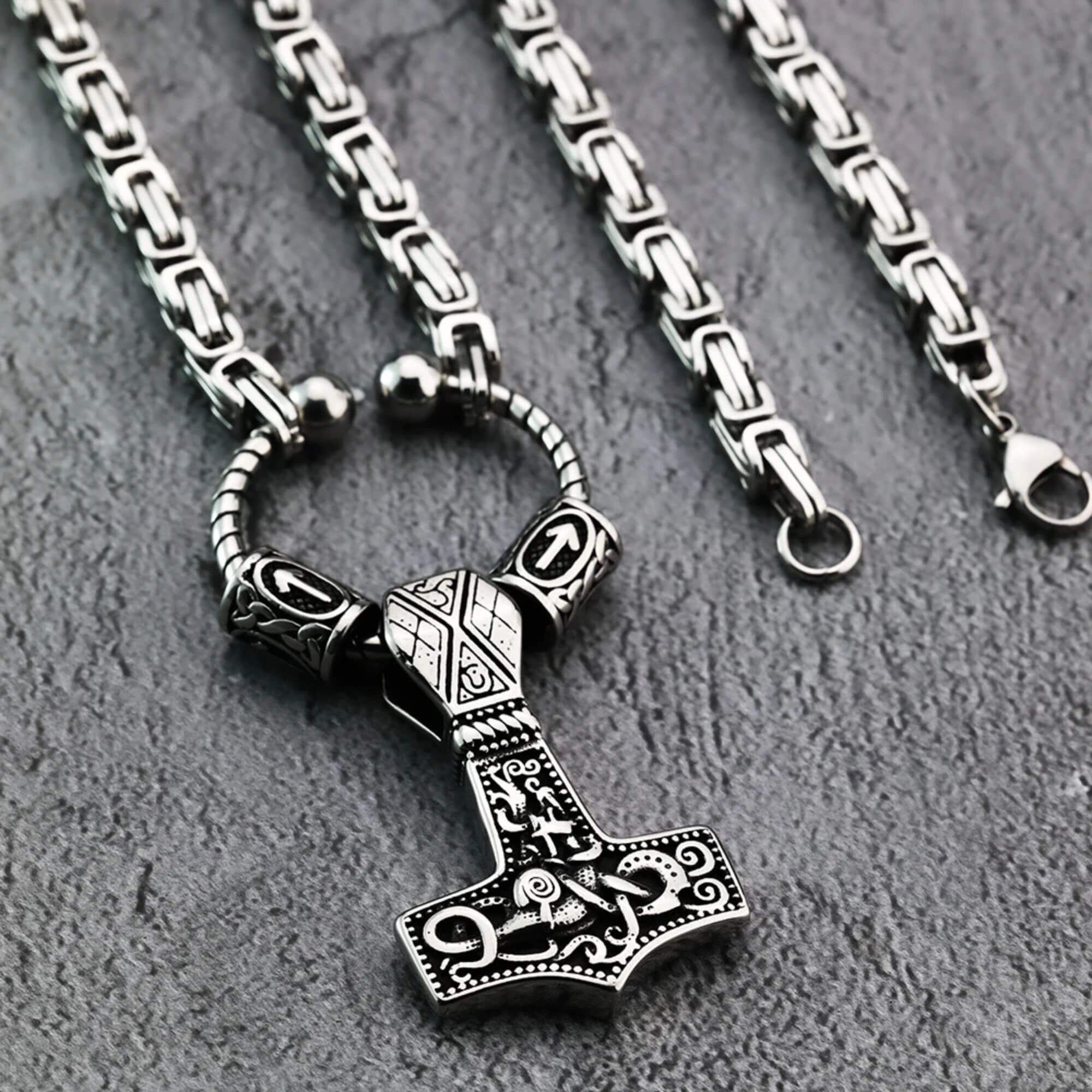 Mjolnir Kings Chain Necklace