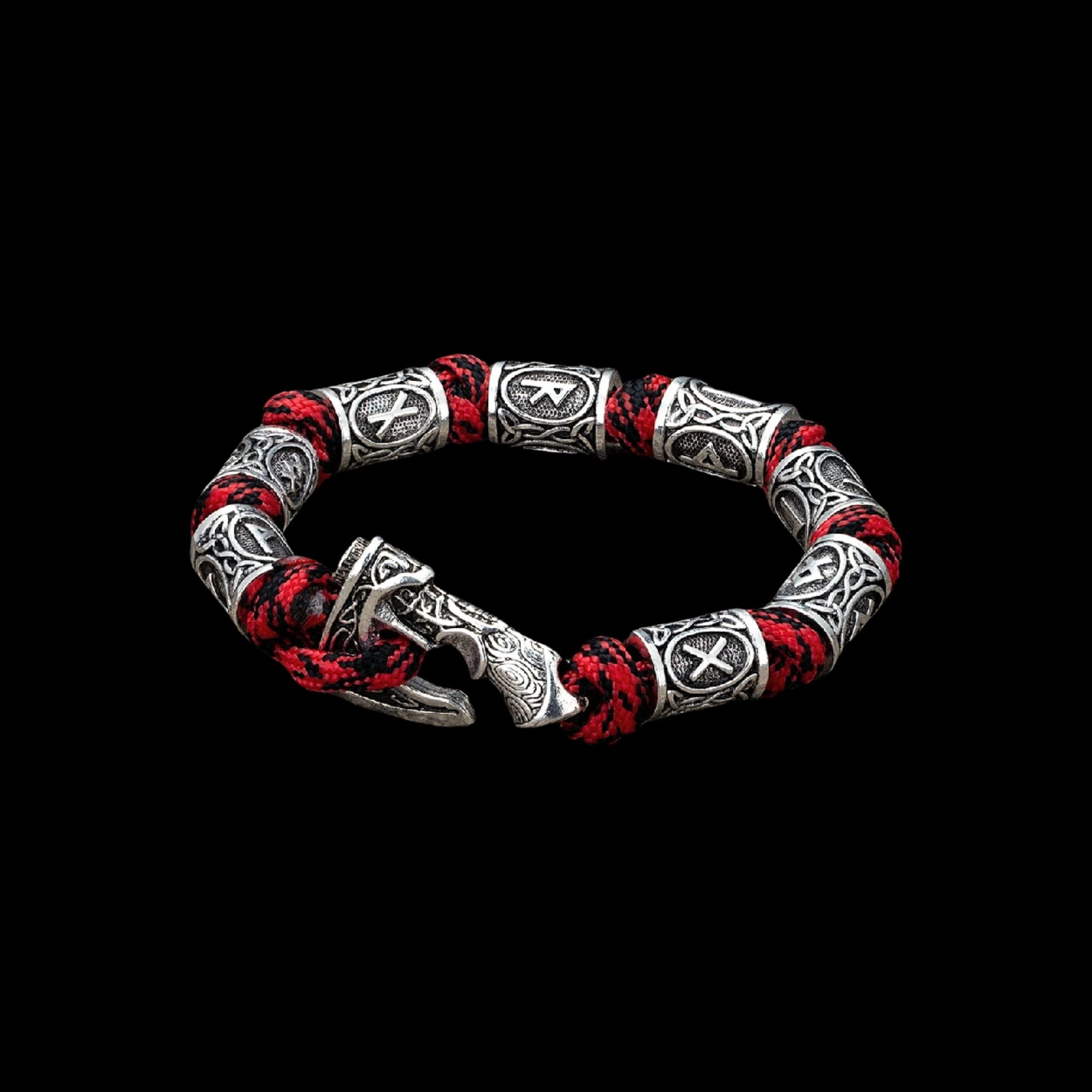 Runes and Axe Paracord Bracelet