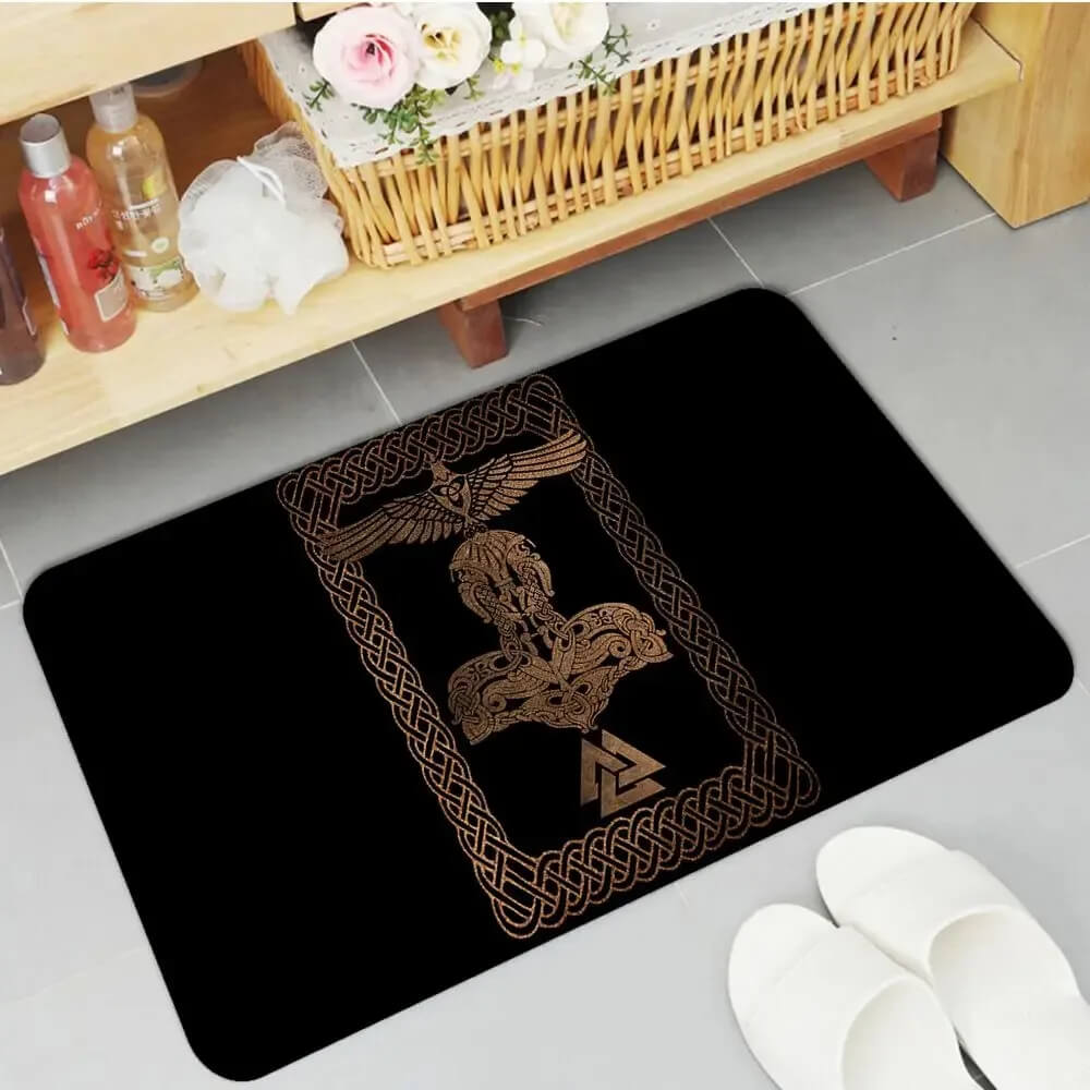 Norse Symbols Doormat