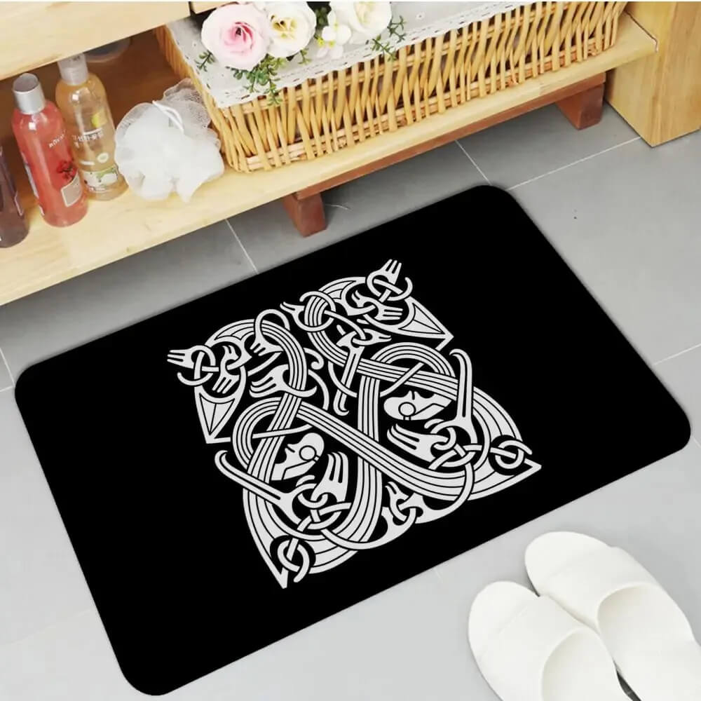 Norse Symbols Doormat