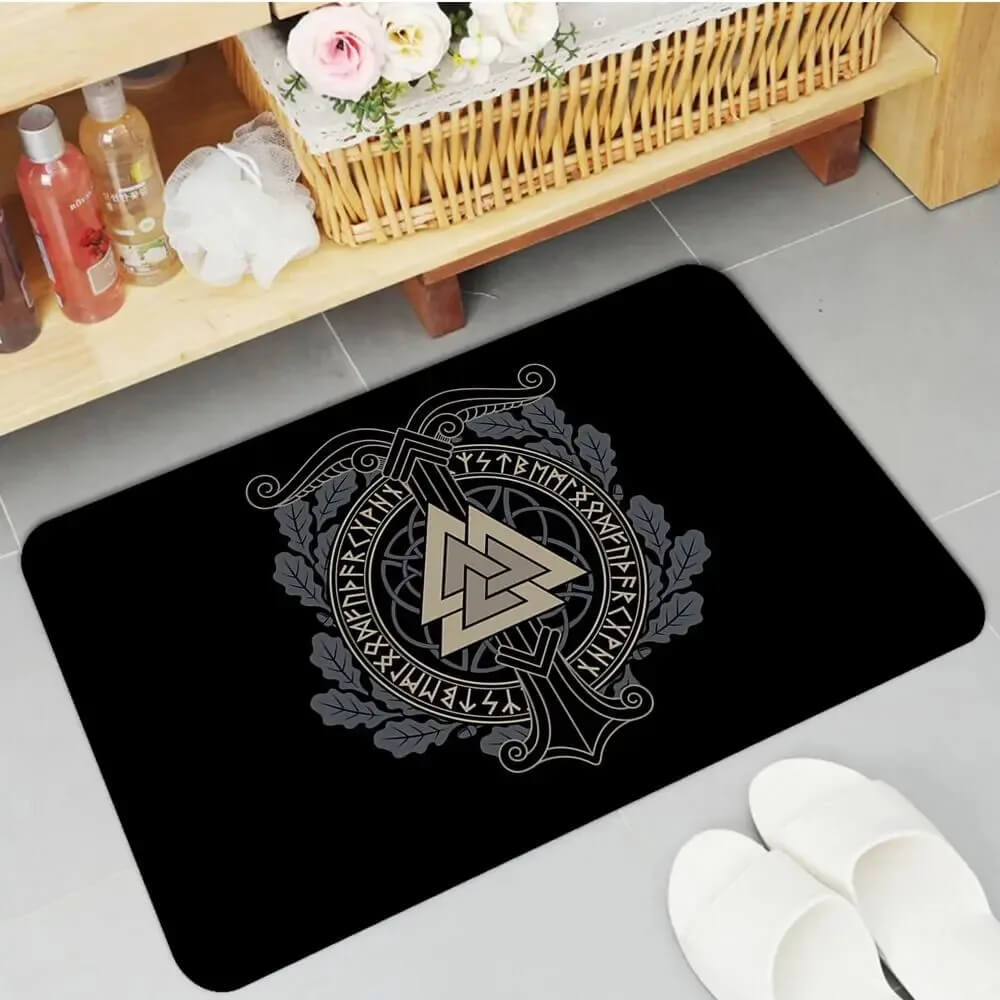 Norse Symbols Doormat