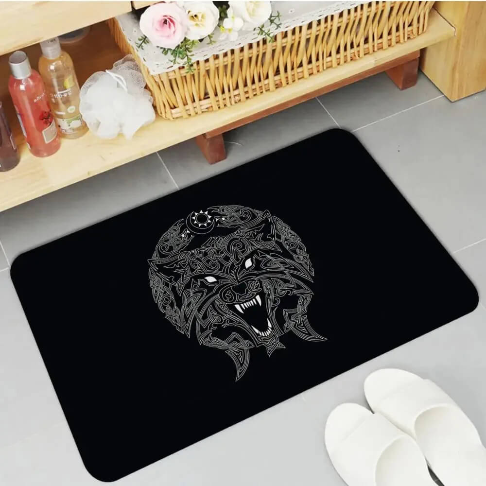 Norse Symbols Doormat