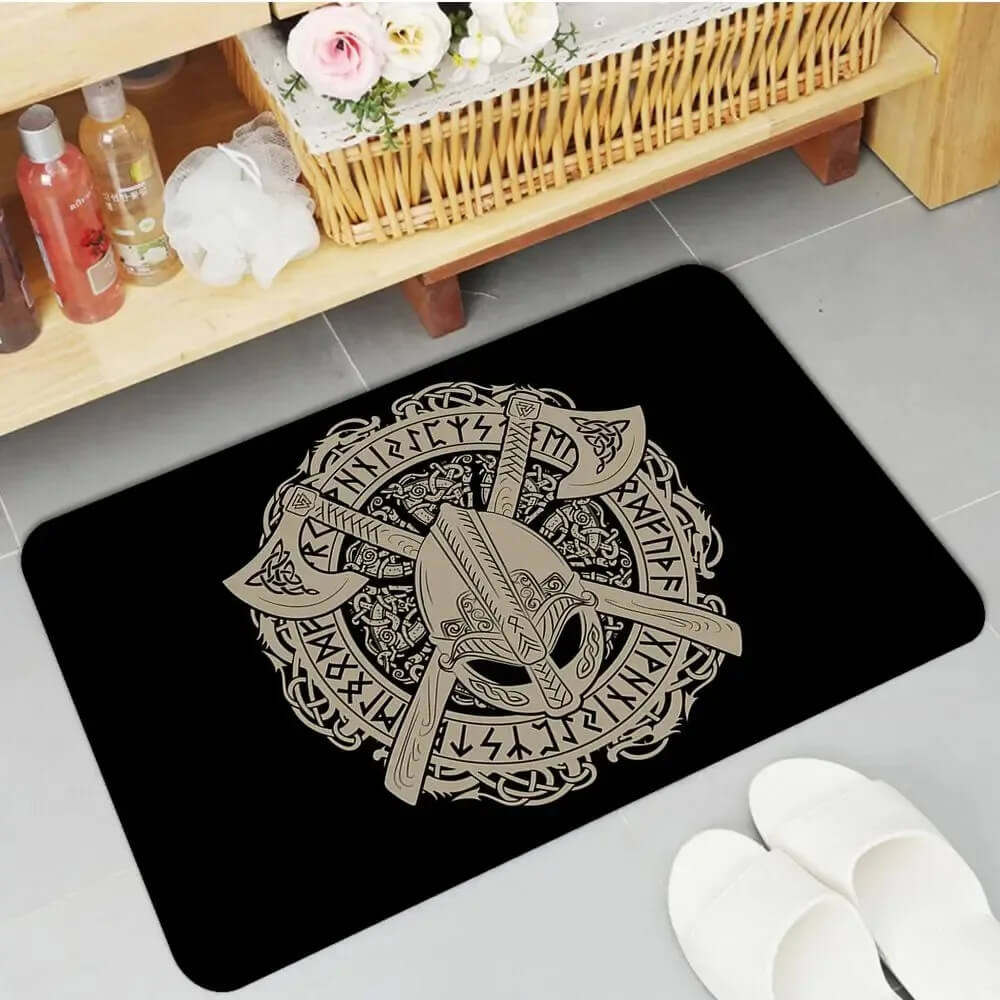 Norse Symbols Doormat