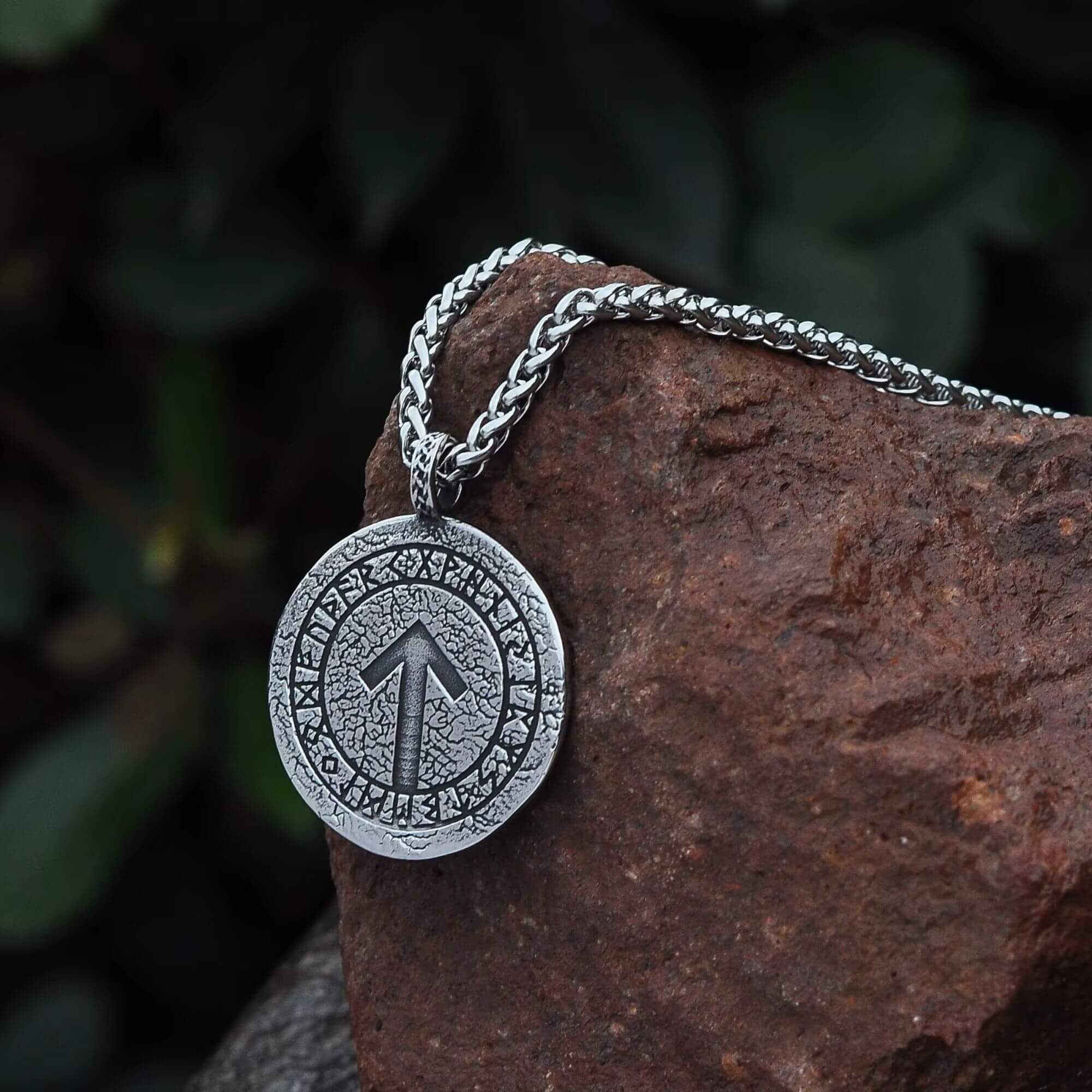 Tyr With Fenrir Necklace