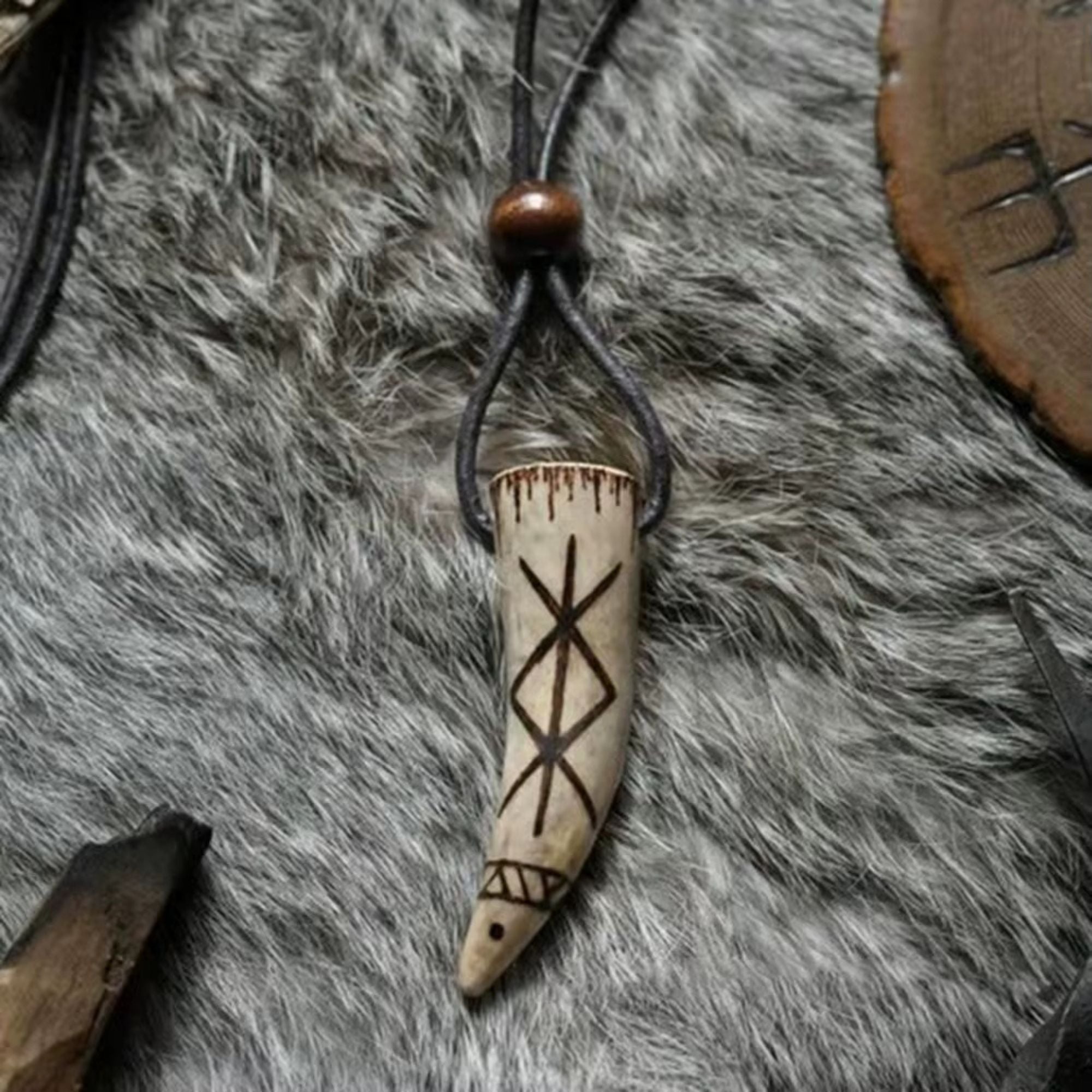 Victory and Protection Fang Necklace