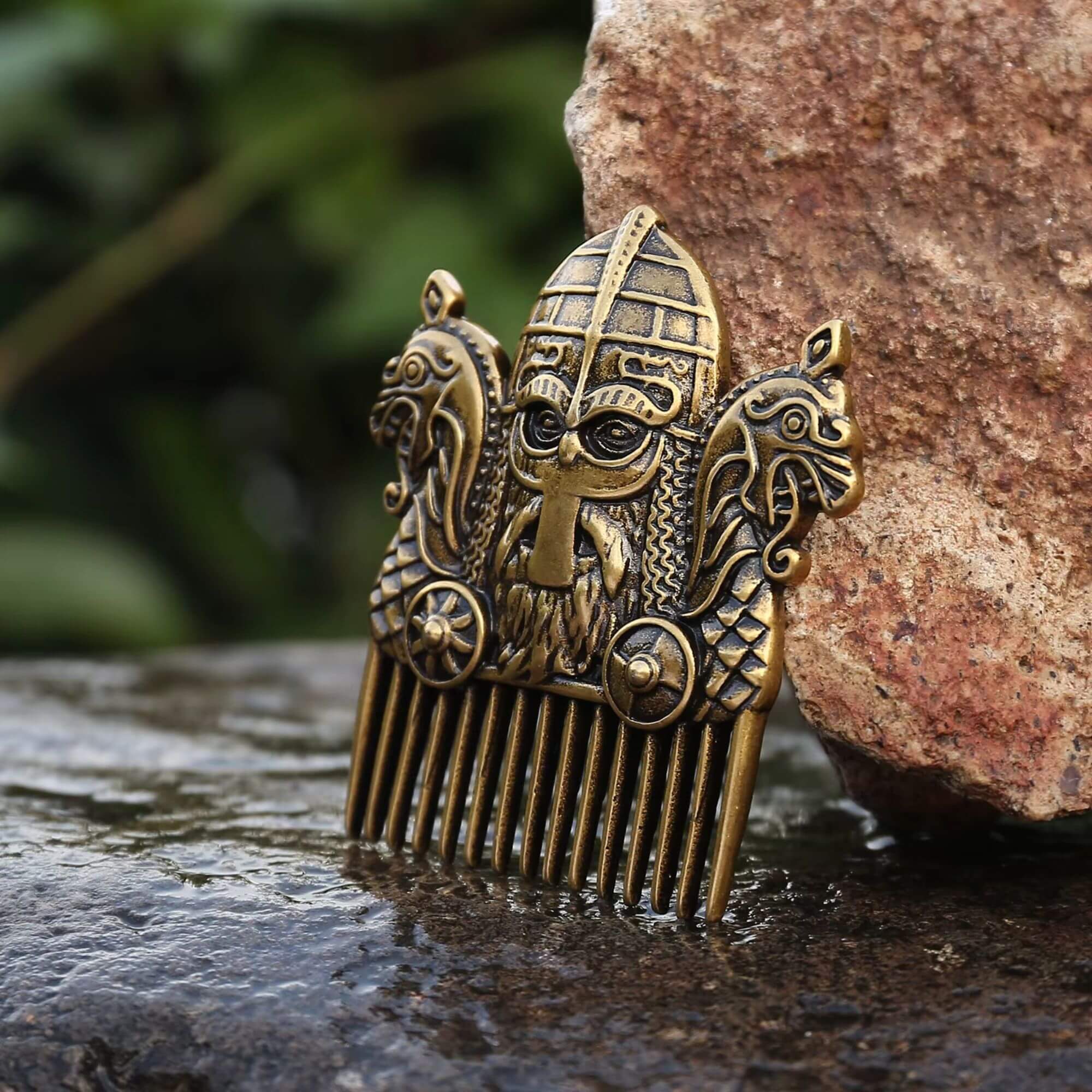 Viking Longship Comb
