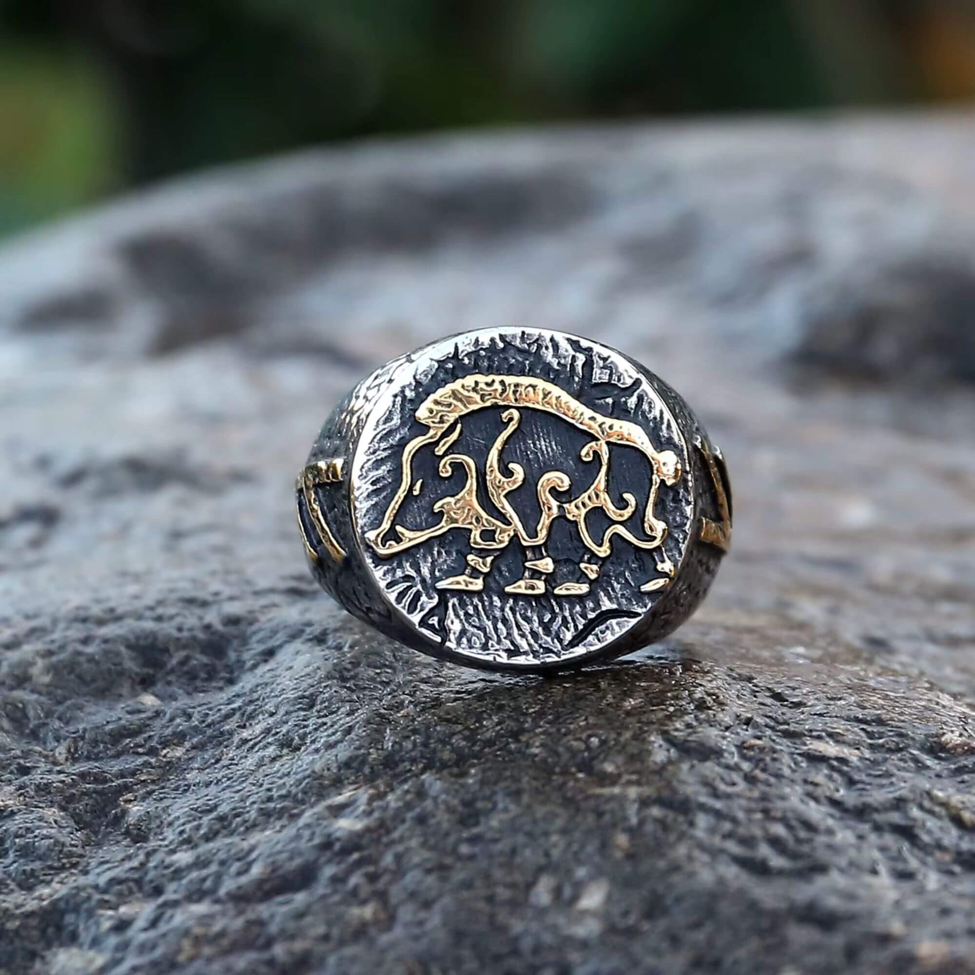 Norse Wild Boar Ring
