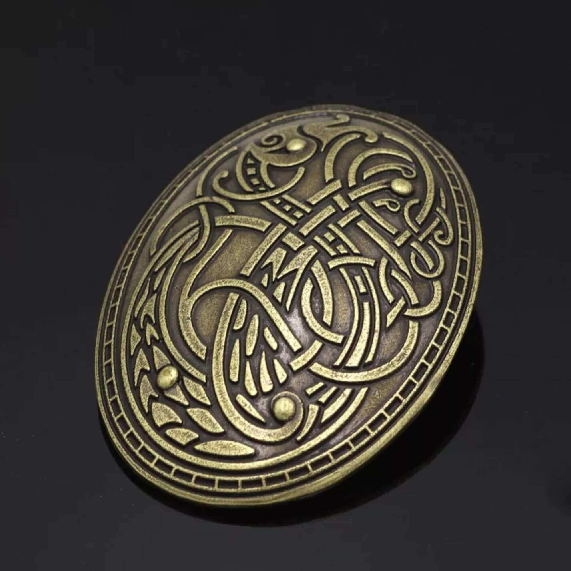 Viking Shield Brooch