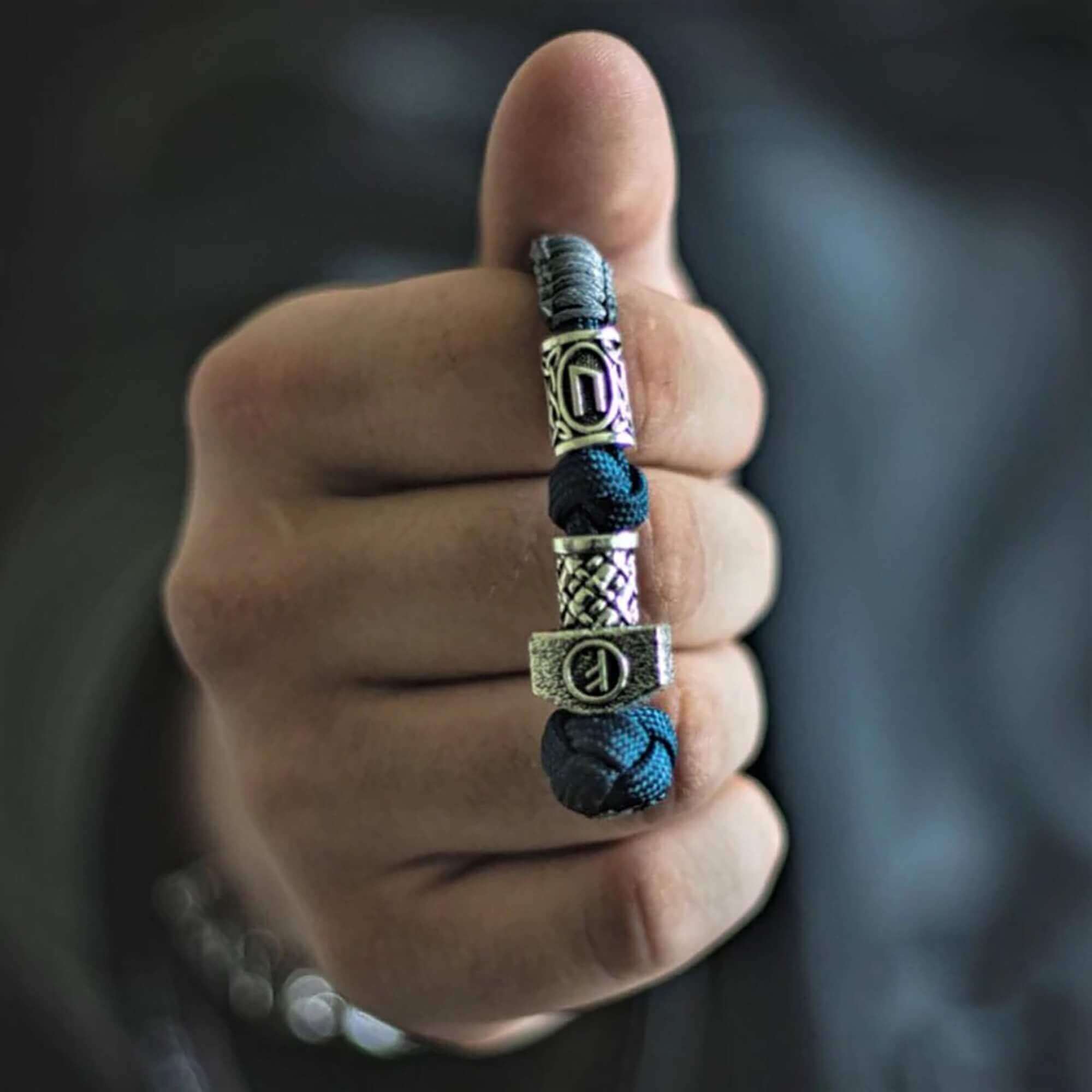 Handmade Thor's Hammer Paracord Keychain