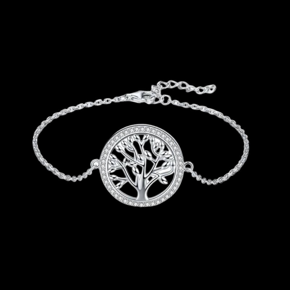 Yggdrasil Silver Sterling Bracelet