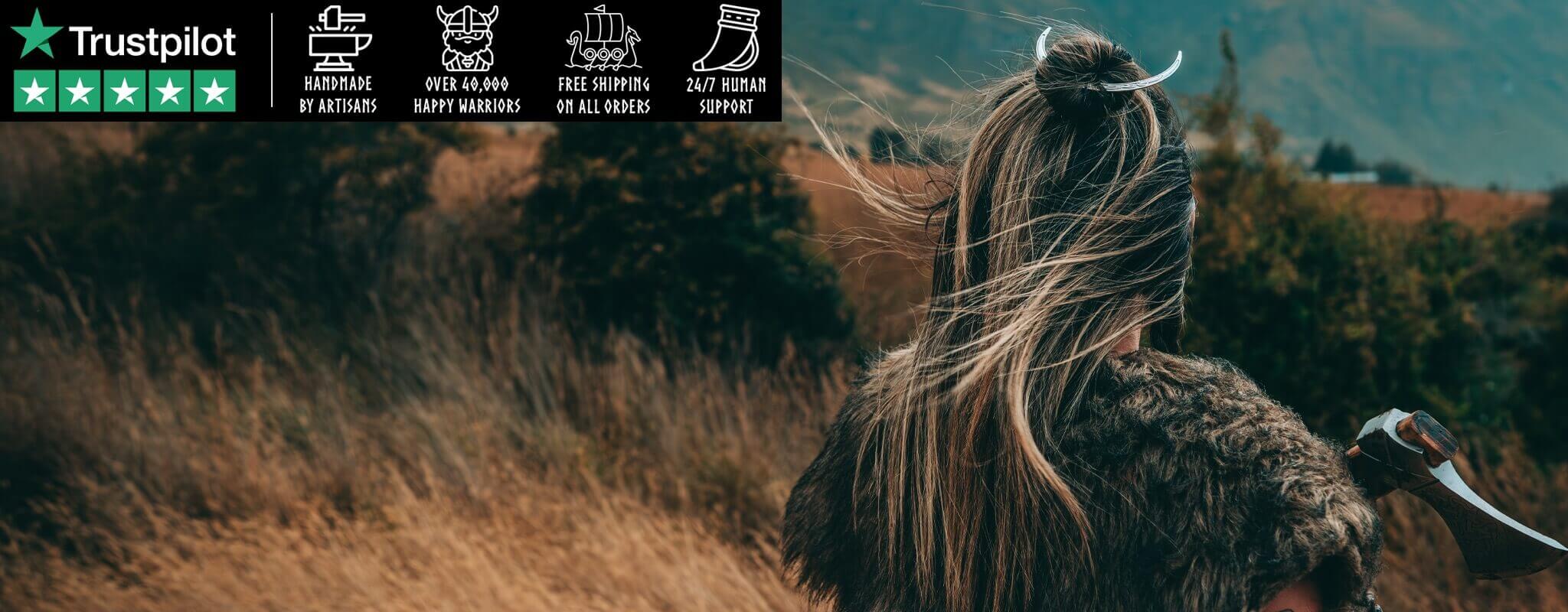 Shieldmaiden Hairpins