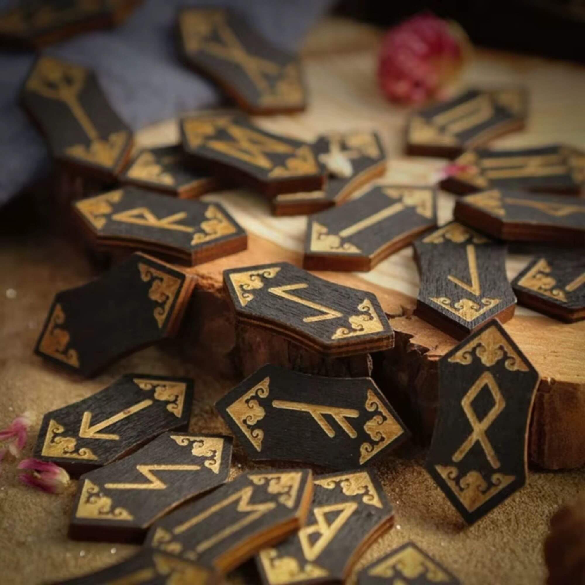 Runes Tarot Cards Set