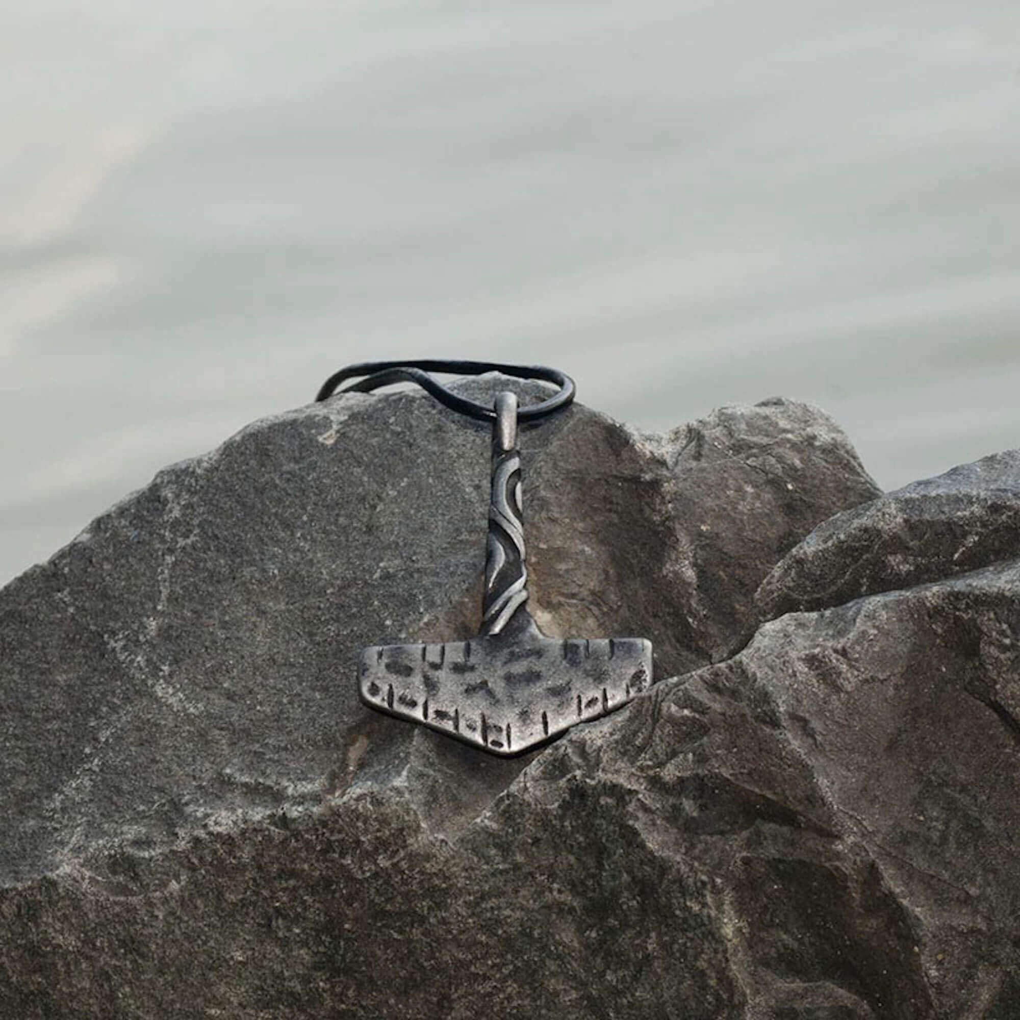 Mjölnir Handmade Rustic Necklace