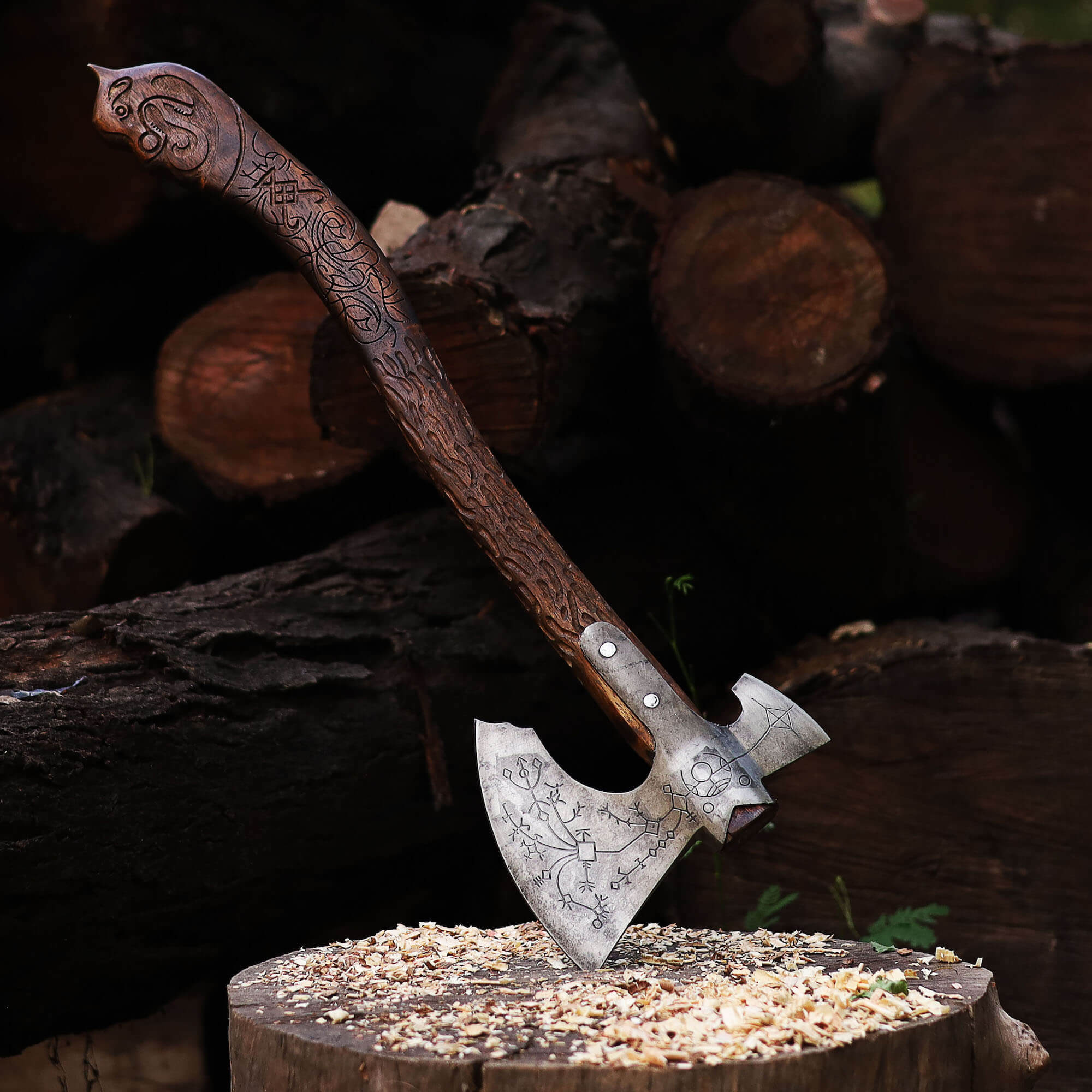 Hand-forged Leviathan Axe