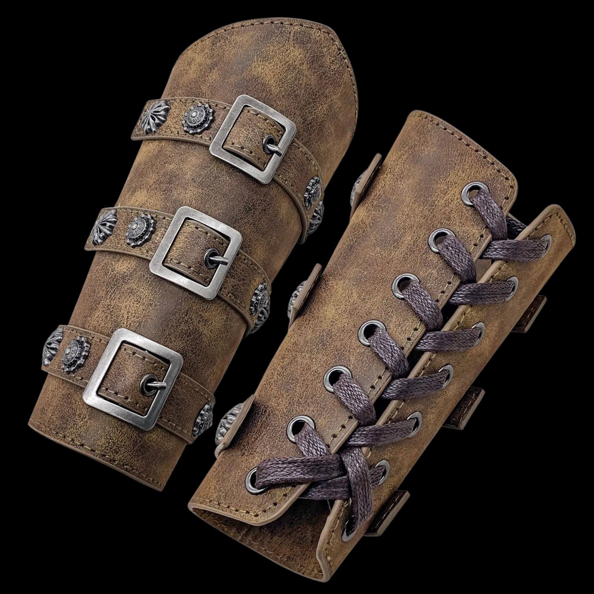 Battleworn Buckled Bracers