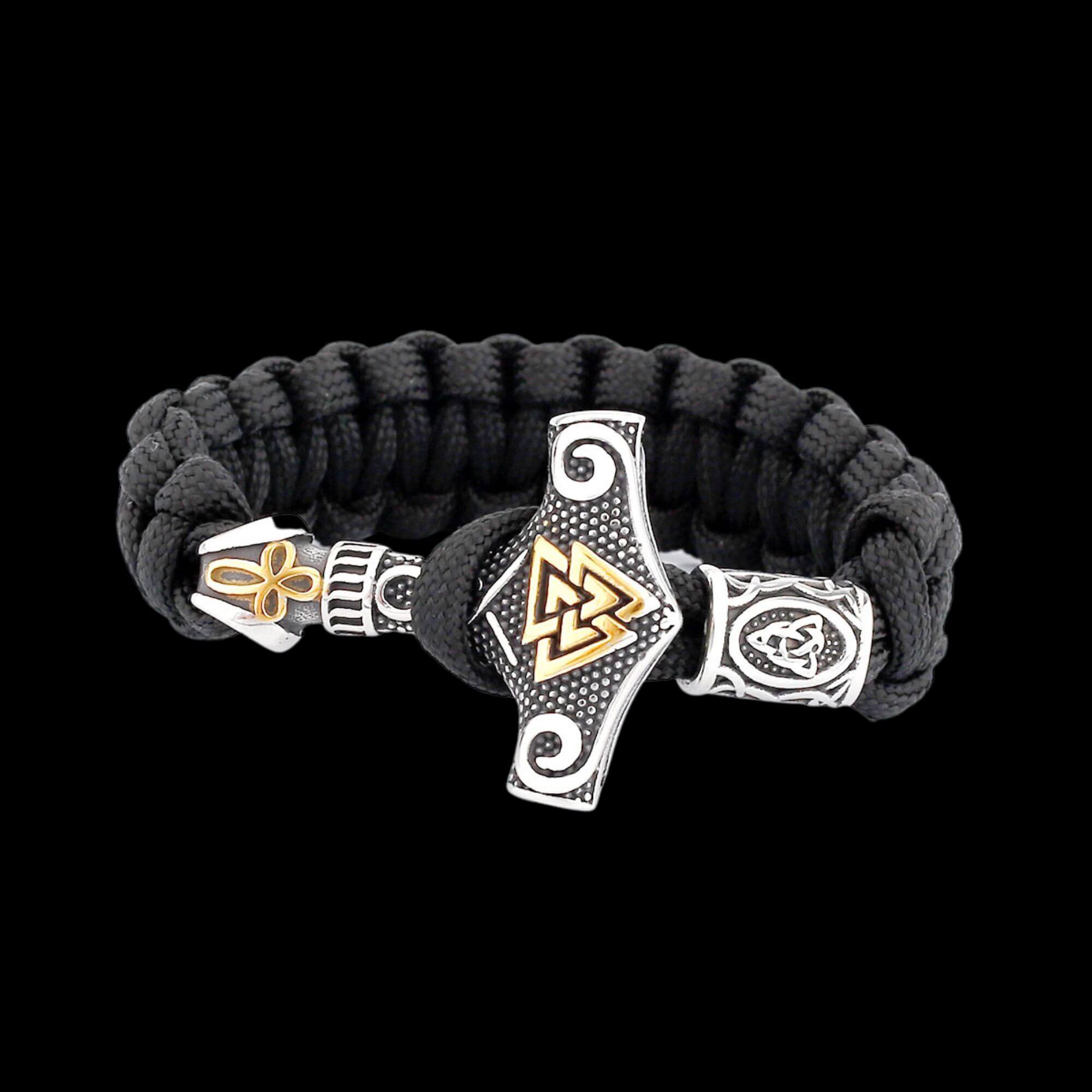 Nordic Viking Scandinavian Rune Bracelet Odin Amulet Stainless Steel Charm  Paracord Bracelet for Men and Women Rune Jewelry - AliExpress