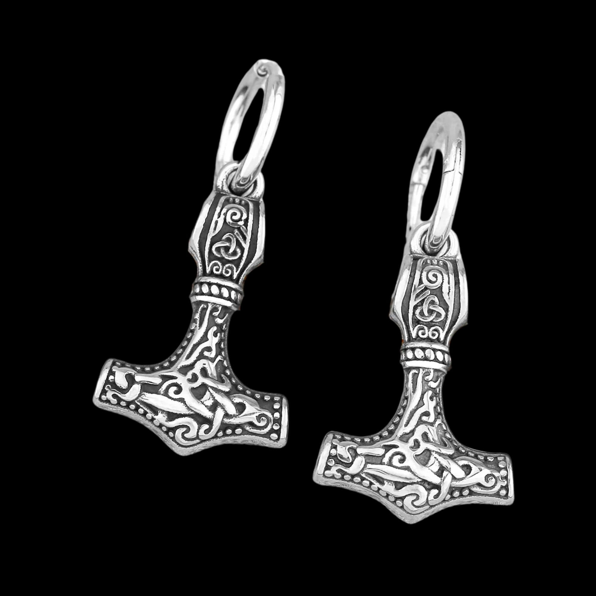 Mjolnir Earrings