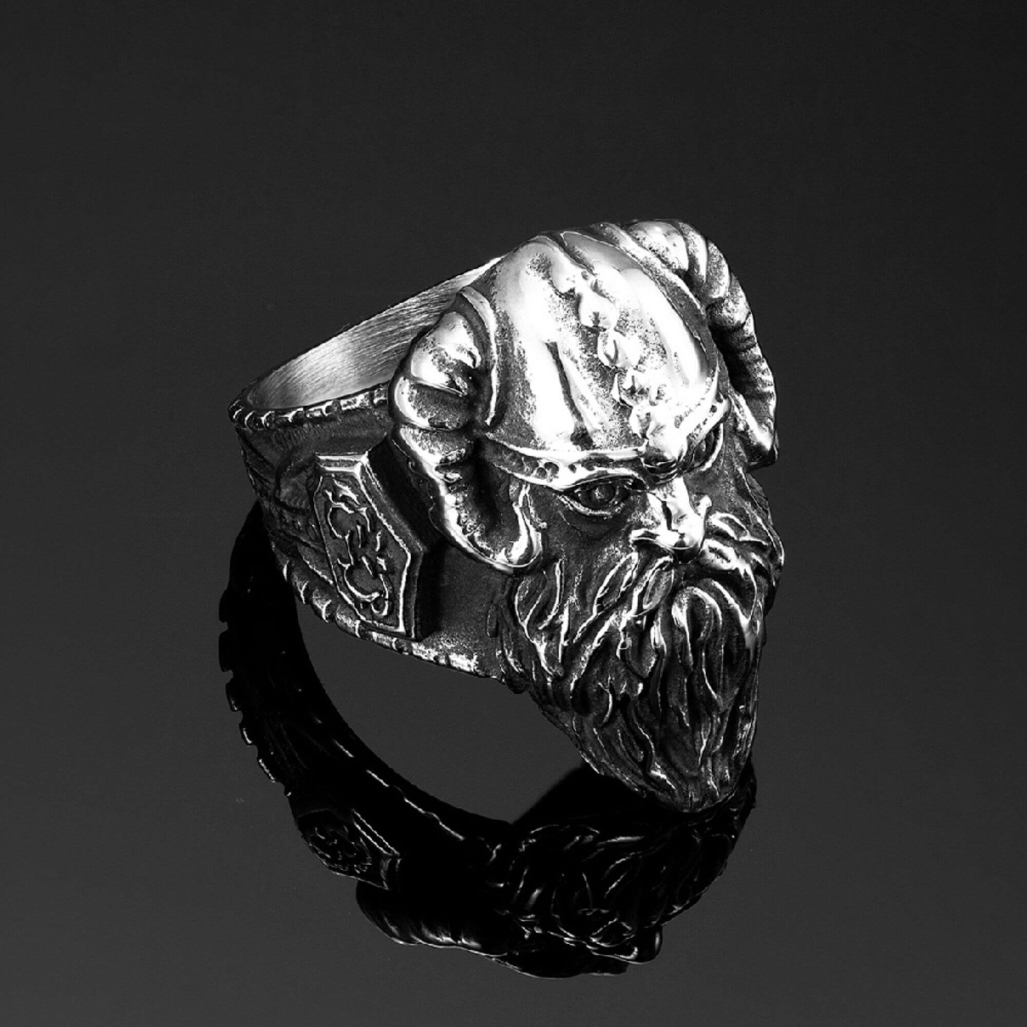 Odin's Horns Helmet and Mjölnir Ring