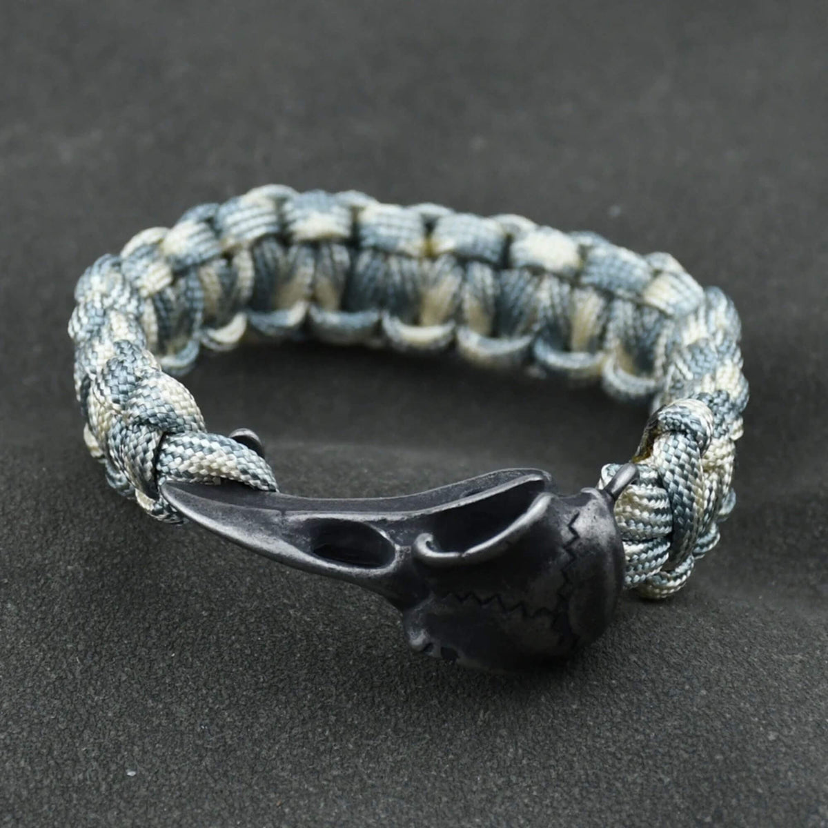 Raven Skull Paracord Bracelet