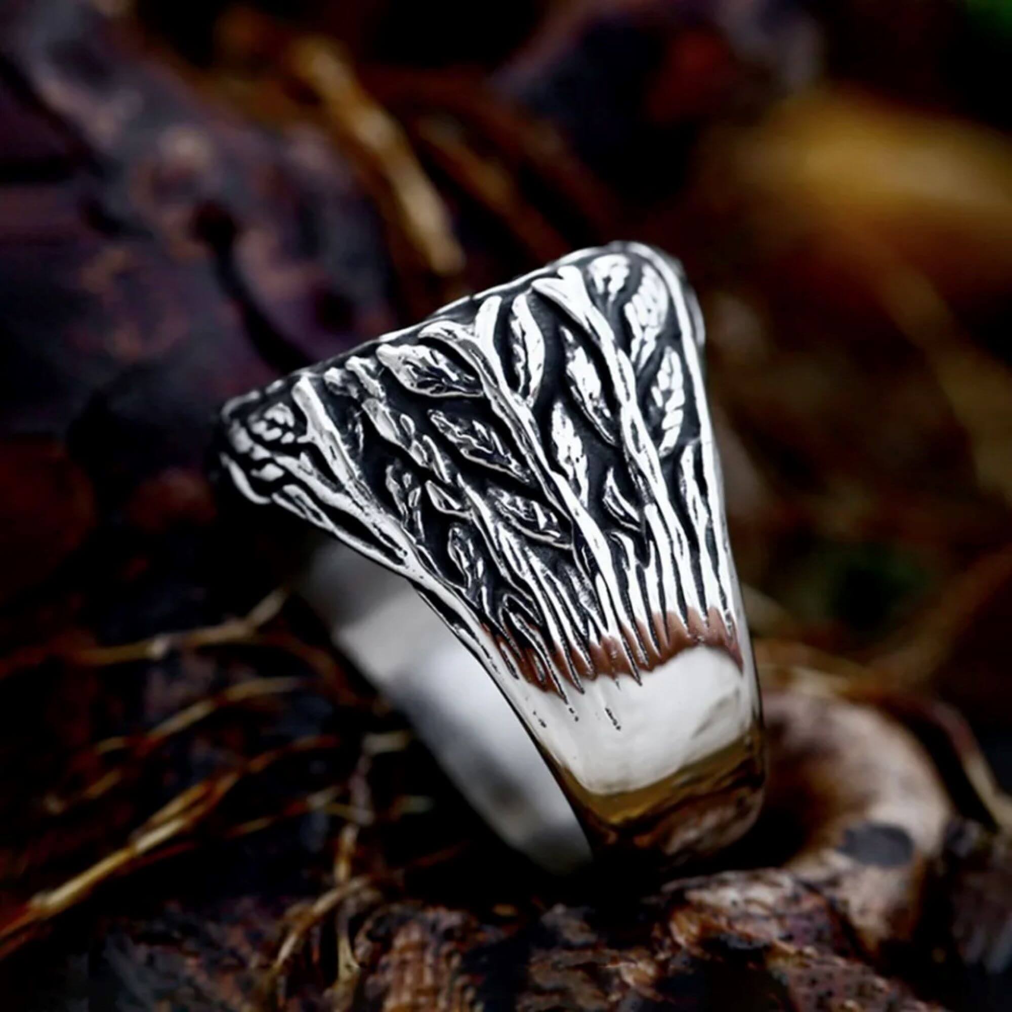 Rooted Tree of Life Ring