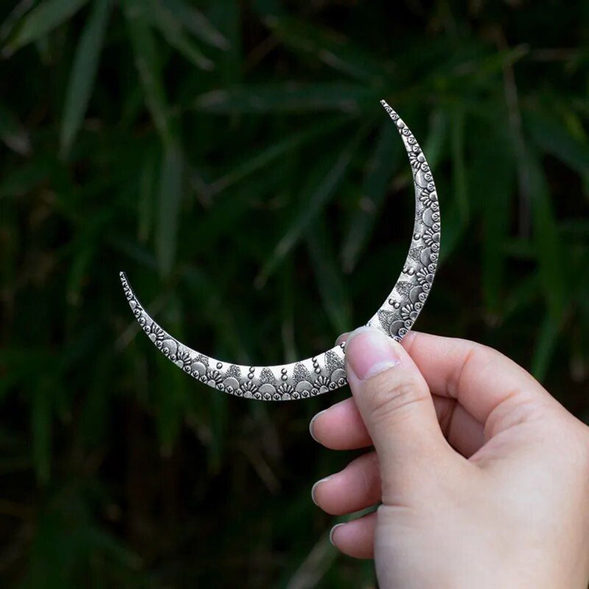 Shieldmaiden Crescent Moon Hair Stick