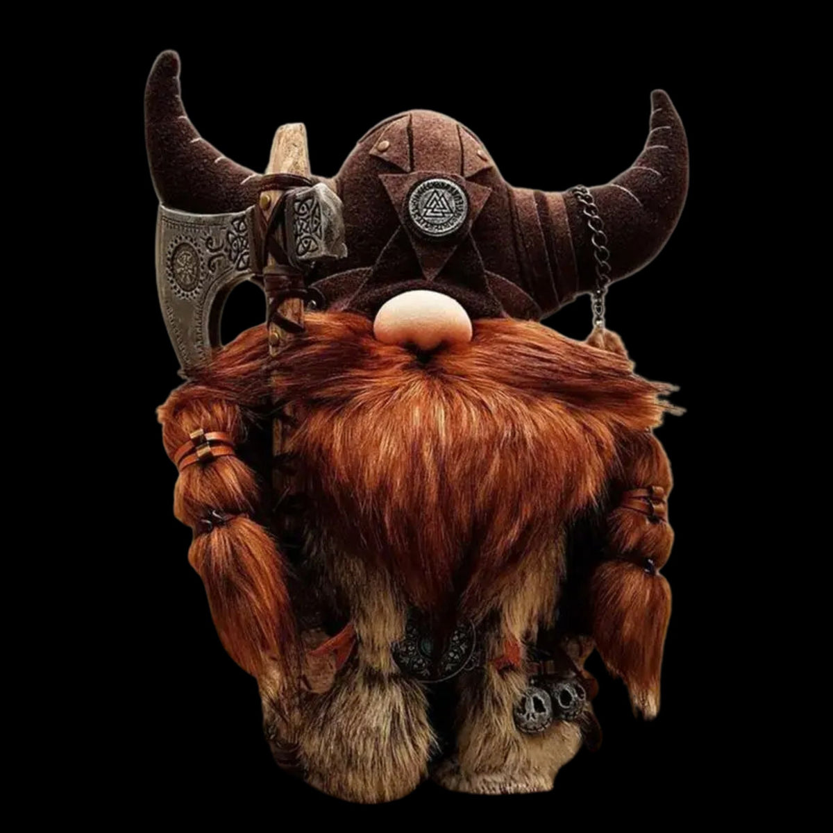 Viking Warrior Gnome Statue Odin's Treasures