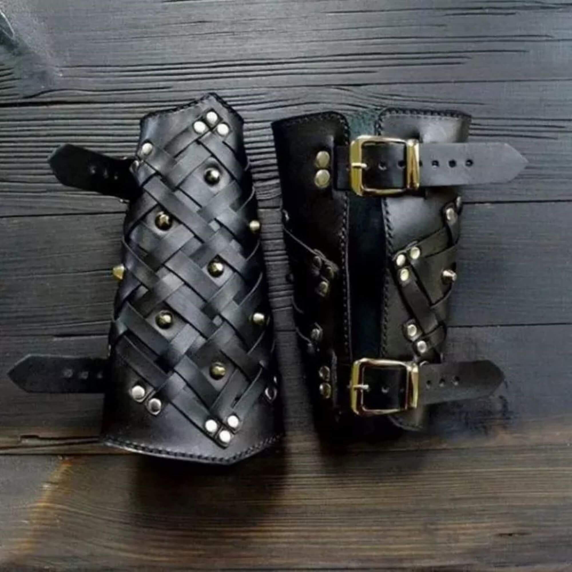 Warrior Leather Bracers