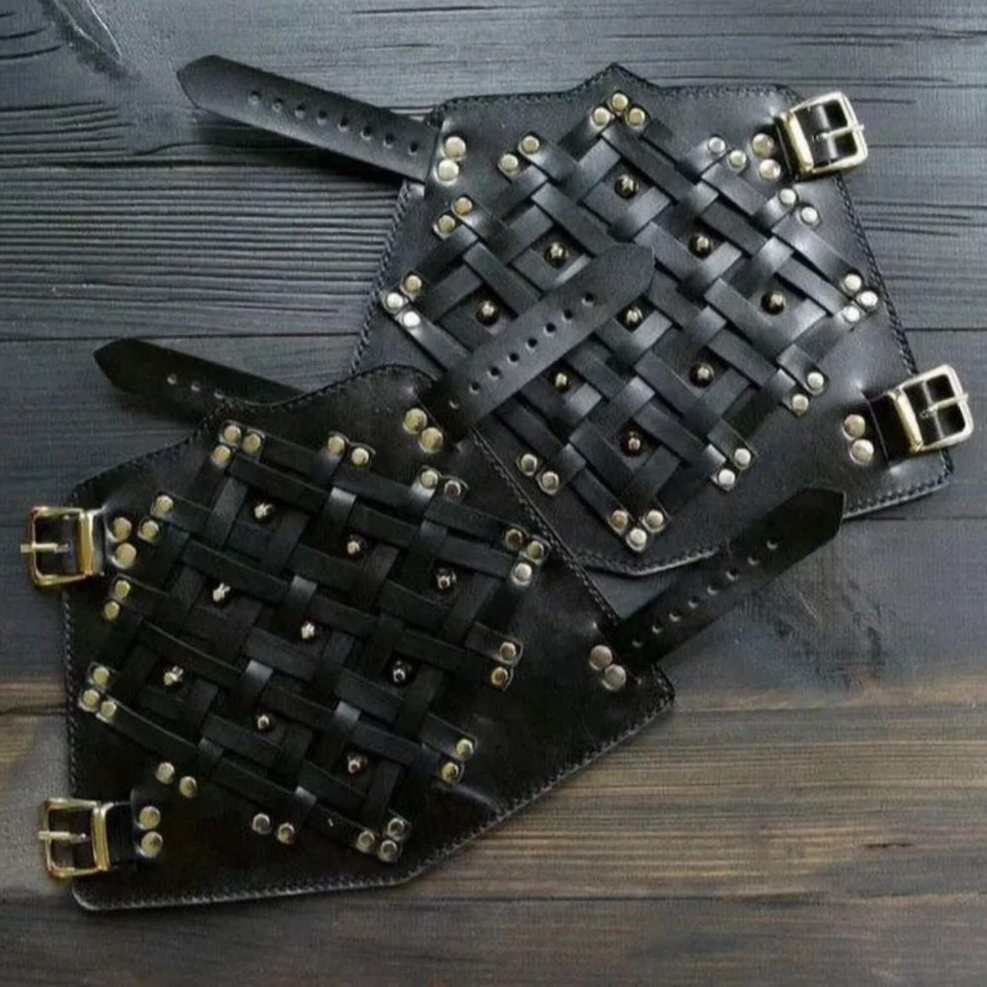 Warrior Leather Bracers