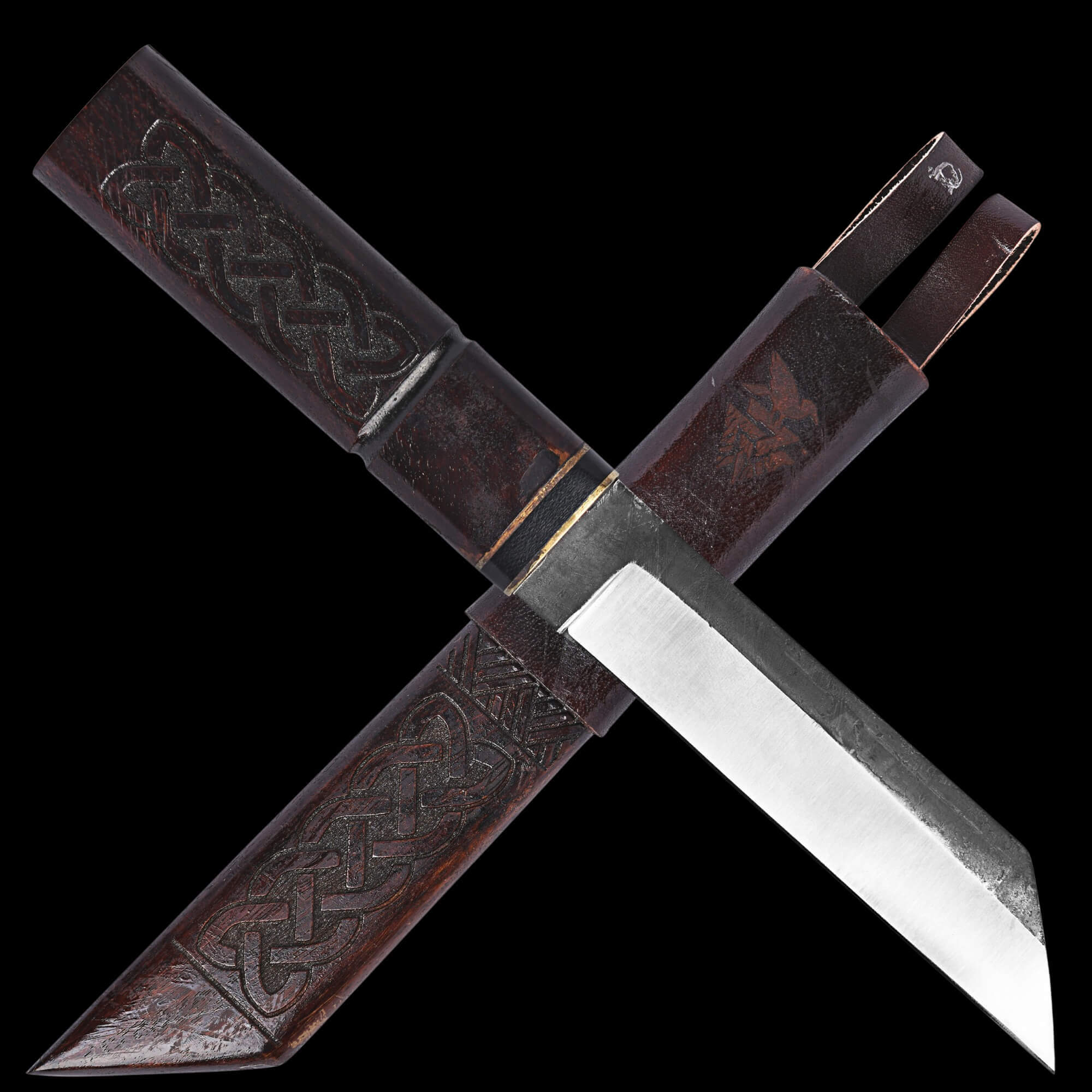 Handmade Norse Seax with Knotwork