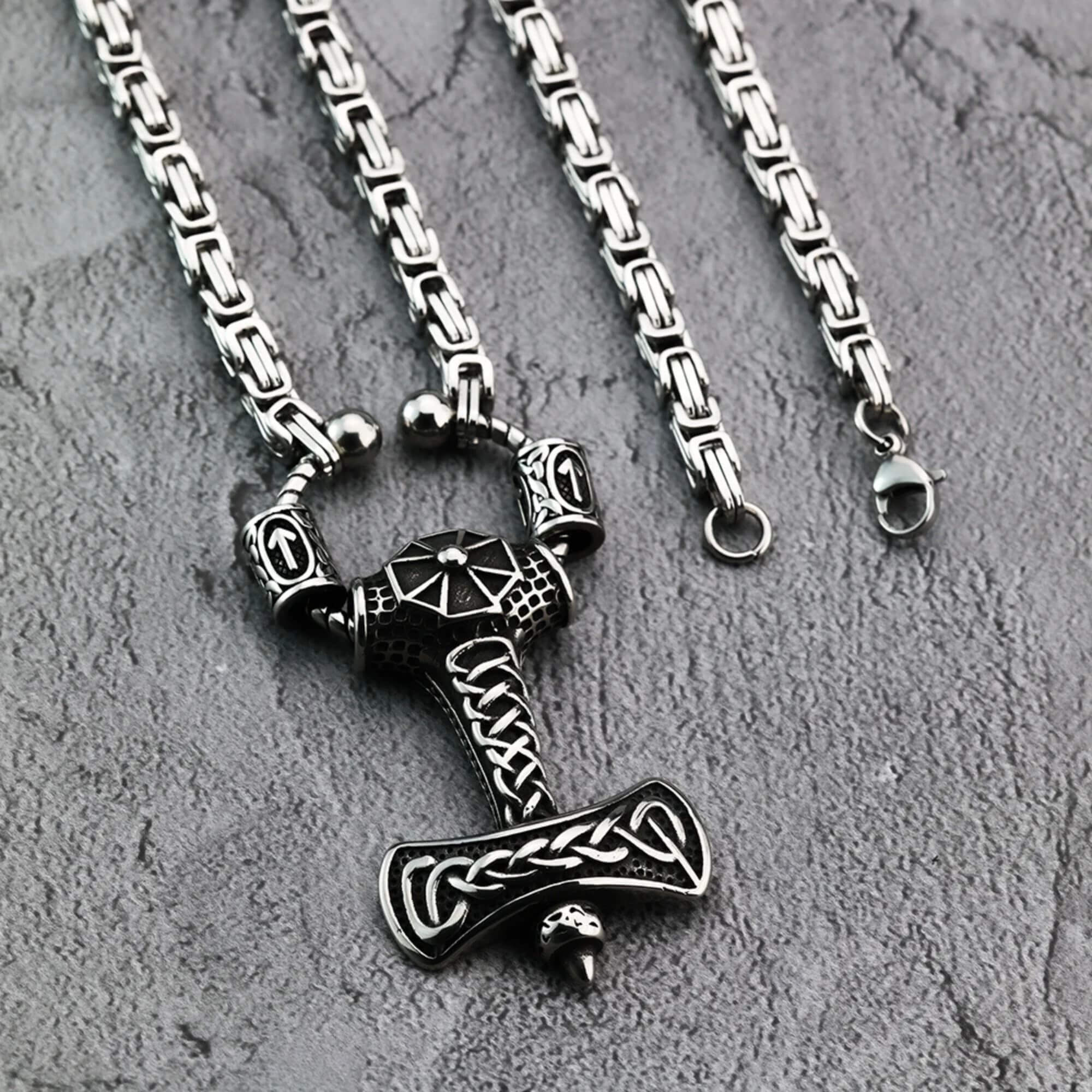 Mjolnir Kings Chain Necklace
