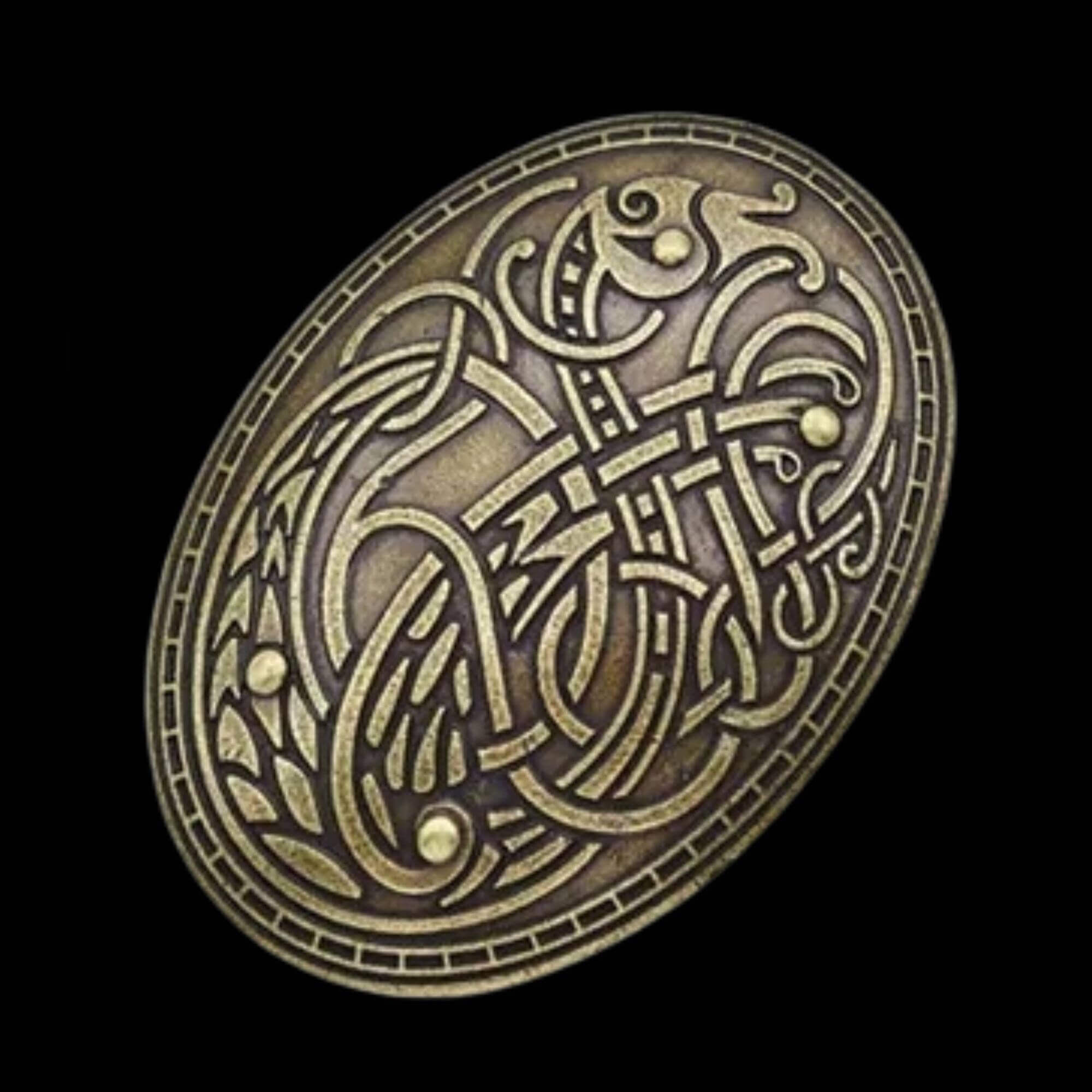Viking Shield Brooch