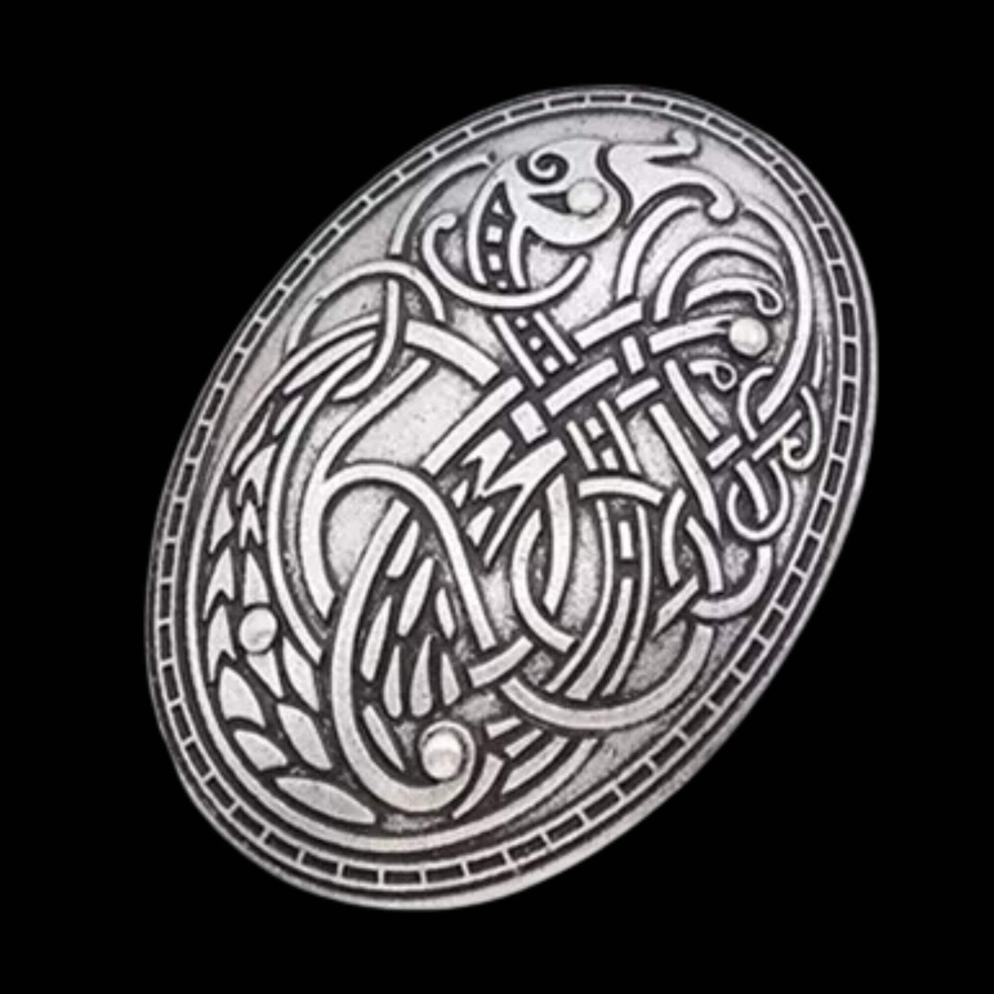 Viking Shield Brooch
