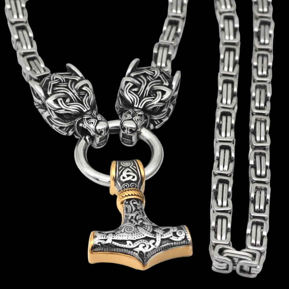 Northern Viking Jewelry® 925-Silver Odin Thor's Hammer