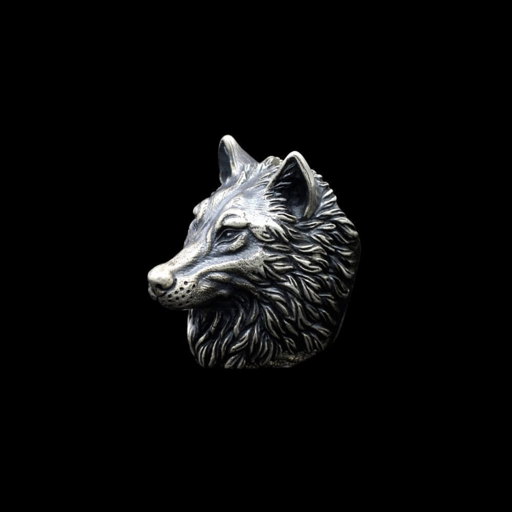 Fenrir Wolf Head Ring