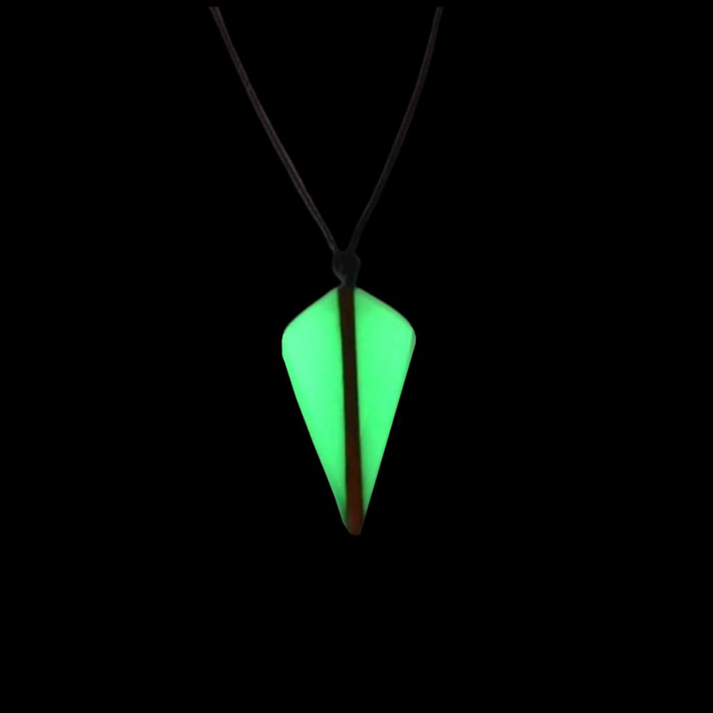 Luminous Viking Spearhead Necklace