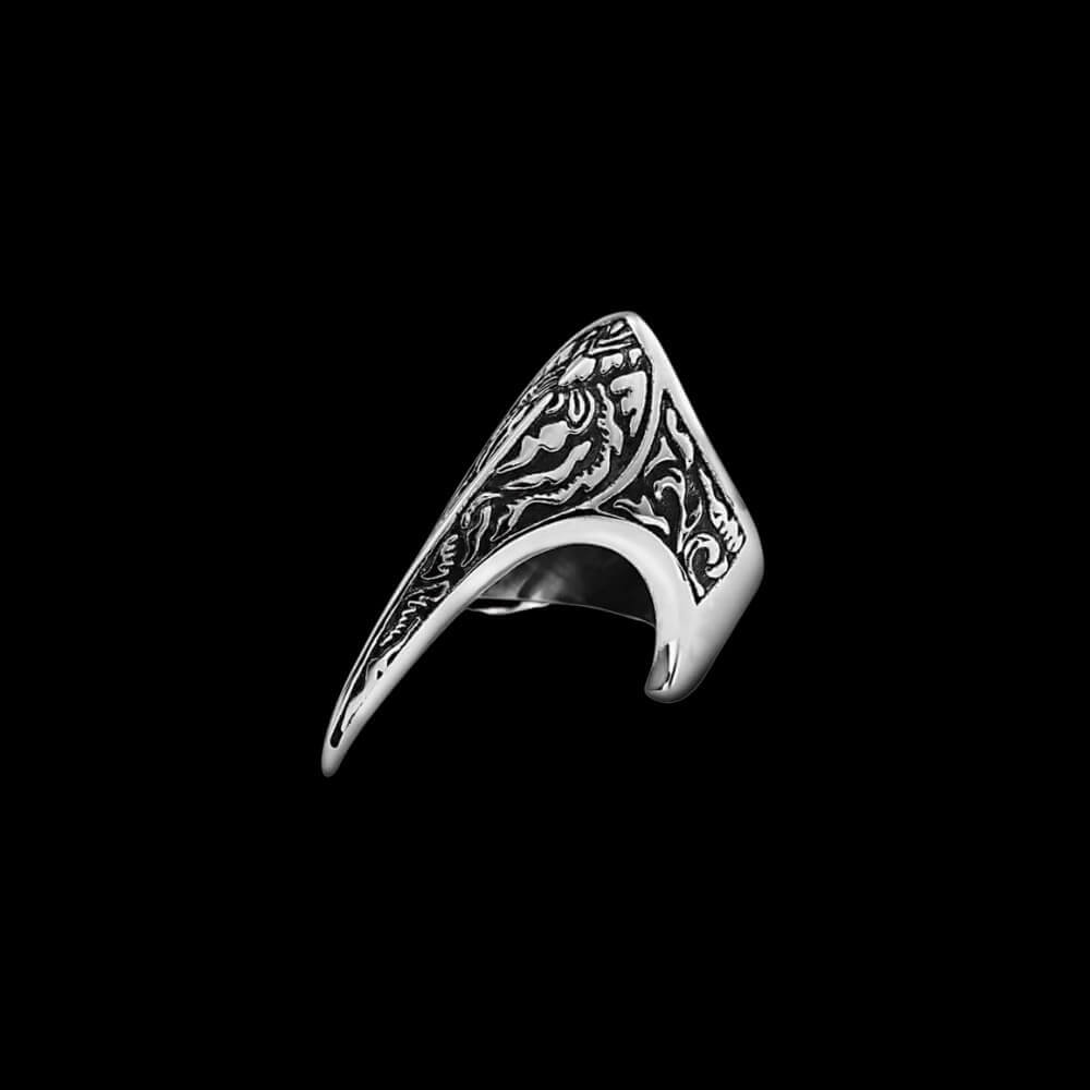 Nordic Raven Beak Ring