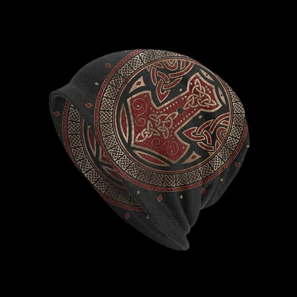 Norse Symbols Hat - Viking Costume - Odin's Treasures
